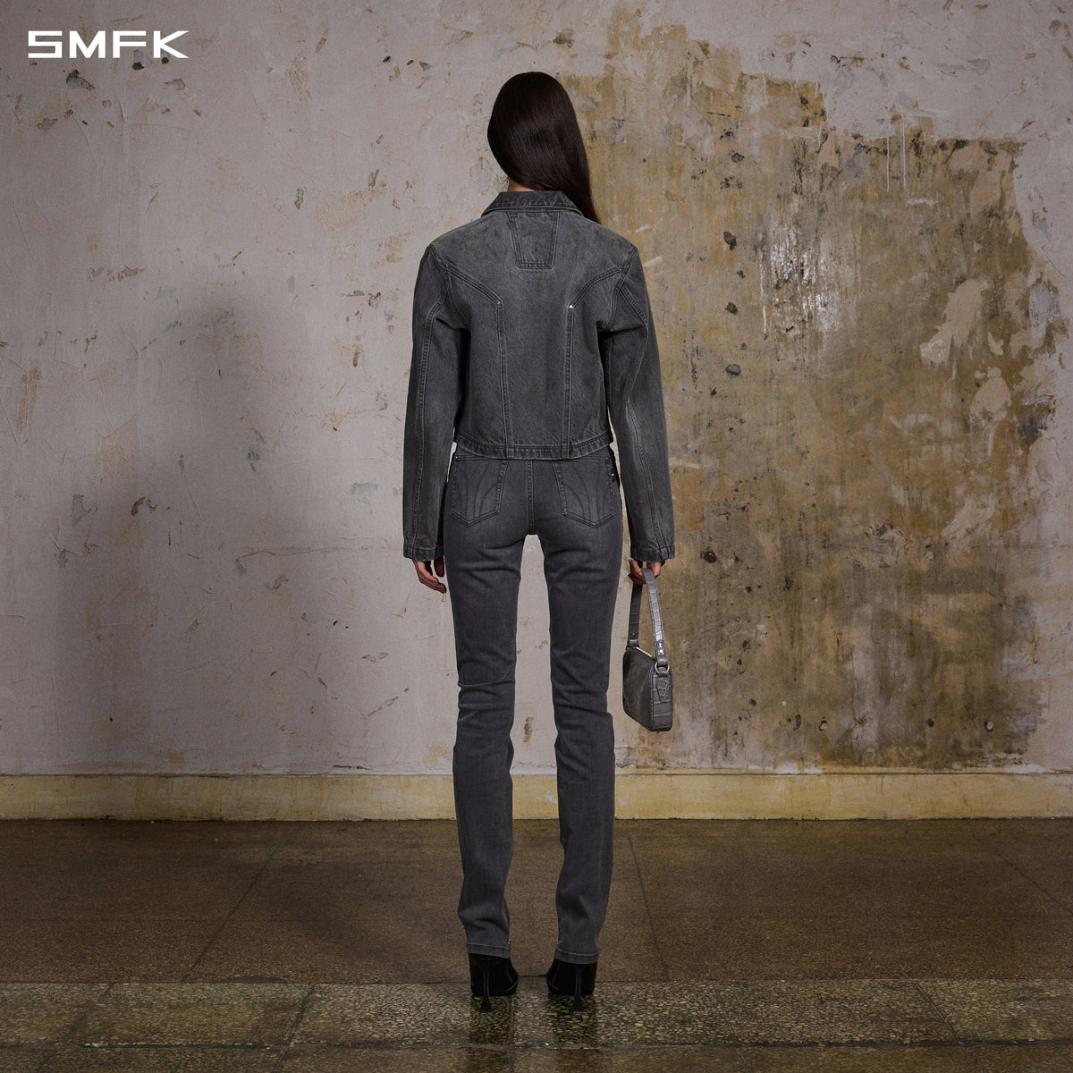 MIRAGE PRISM MODEL DENIM PANTS/E-COTTON STORM GREY