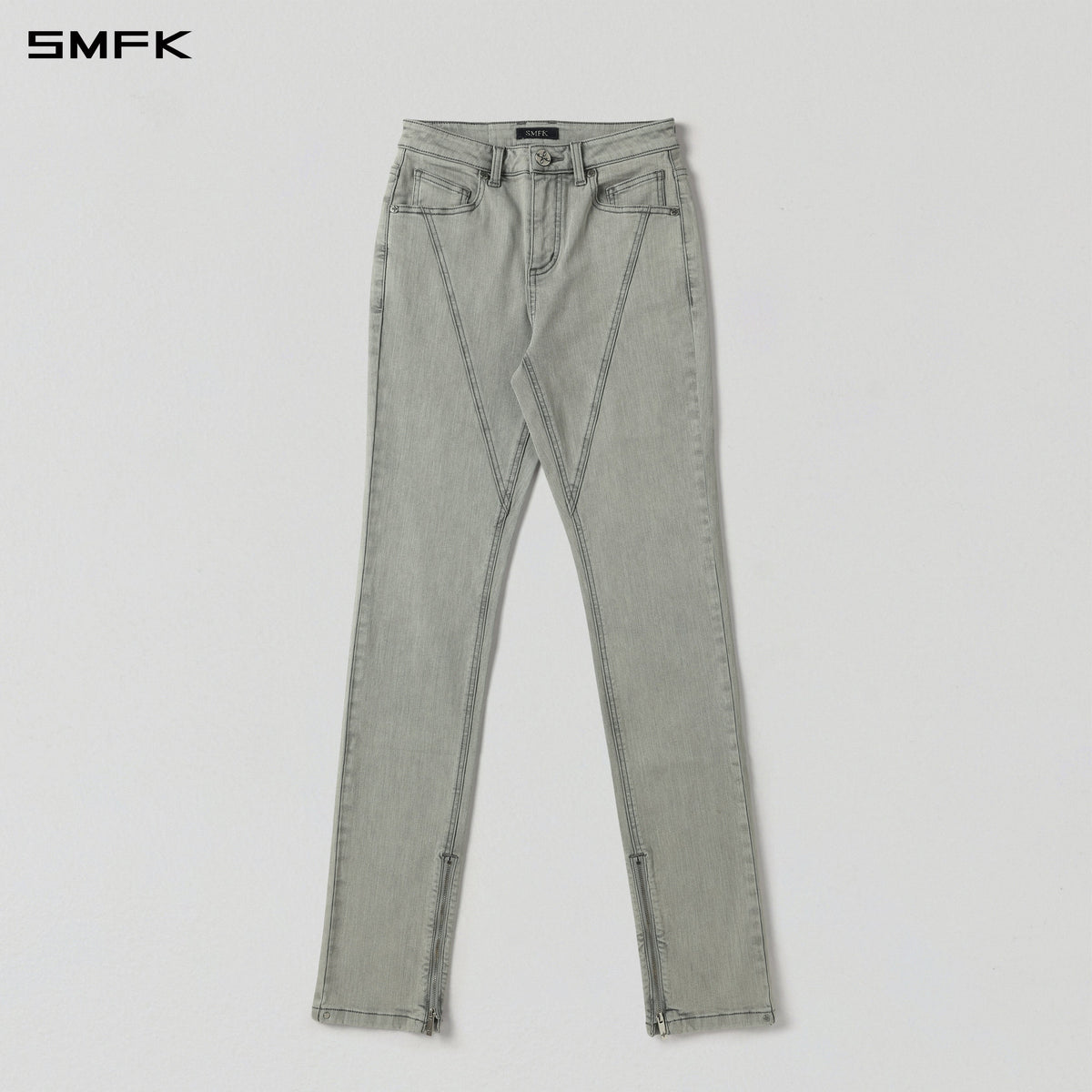 MIRAGE PRISM MODEL DENIM PANTS/E-COTTON GLACIER GREY