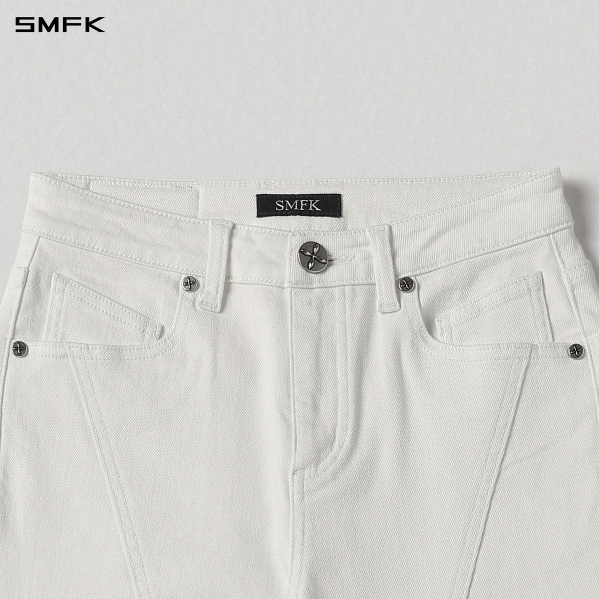 MIRAGE PRISM MODEL DENIM PANTS/E-COTTON CLOUD WHITE