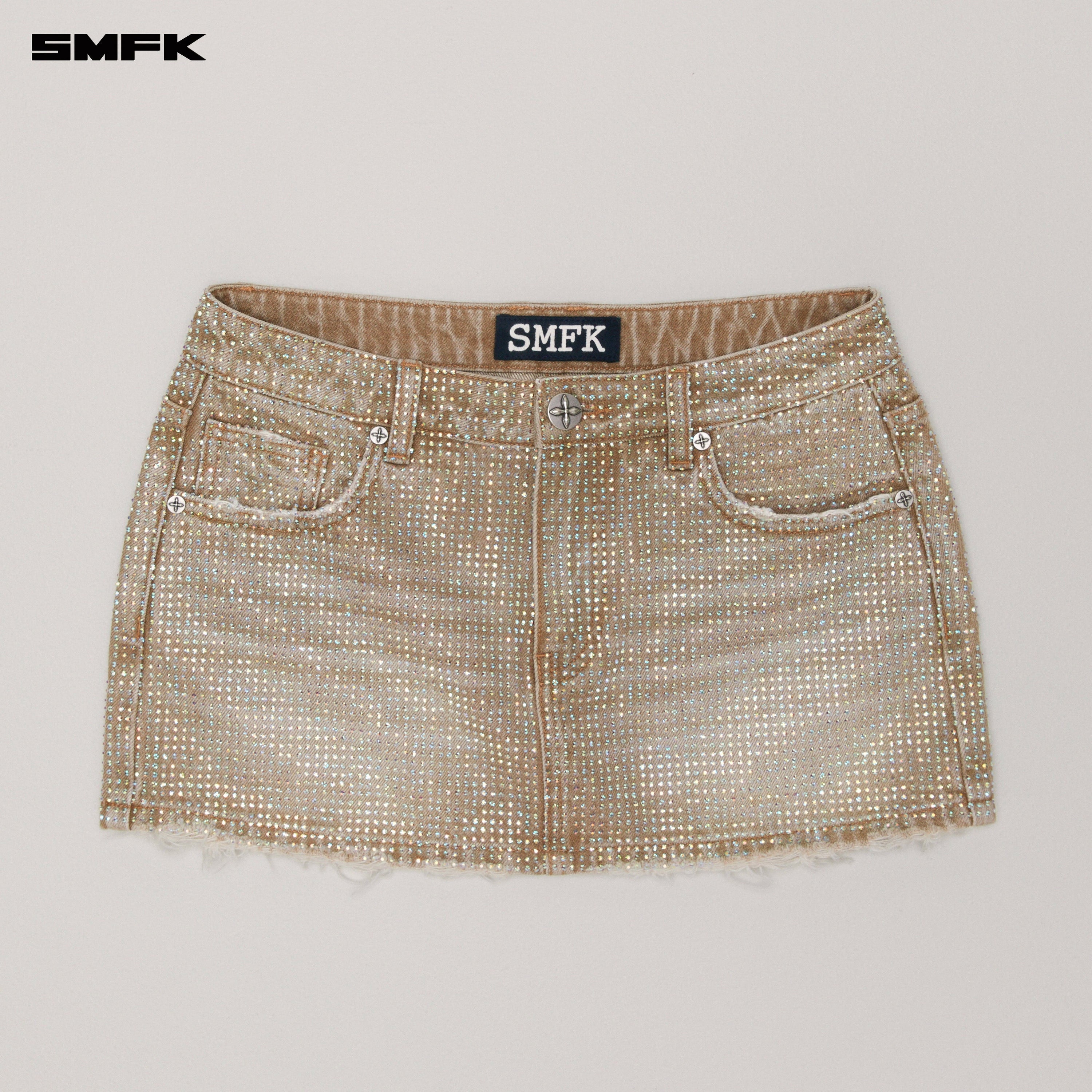RAGE WILD DIAMOND DENIM SKIRT WILD DIAMOND