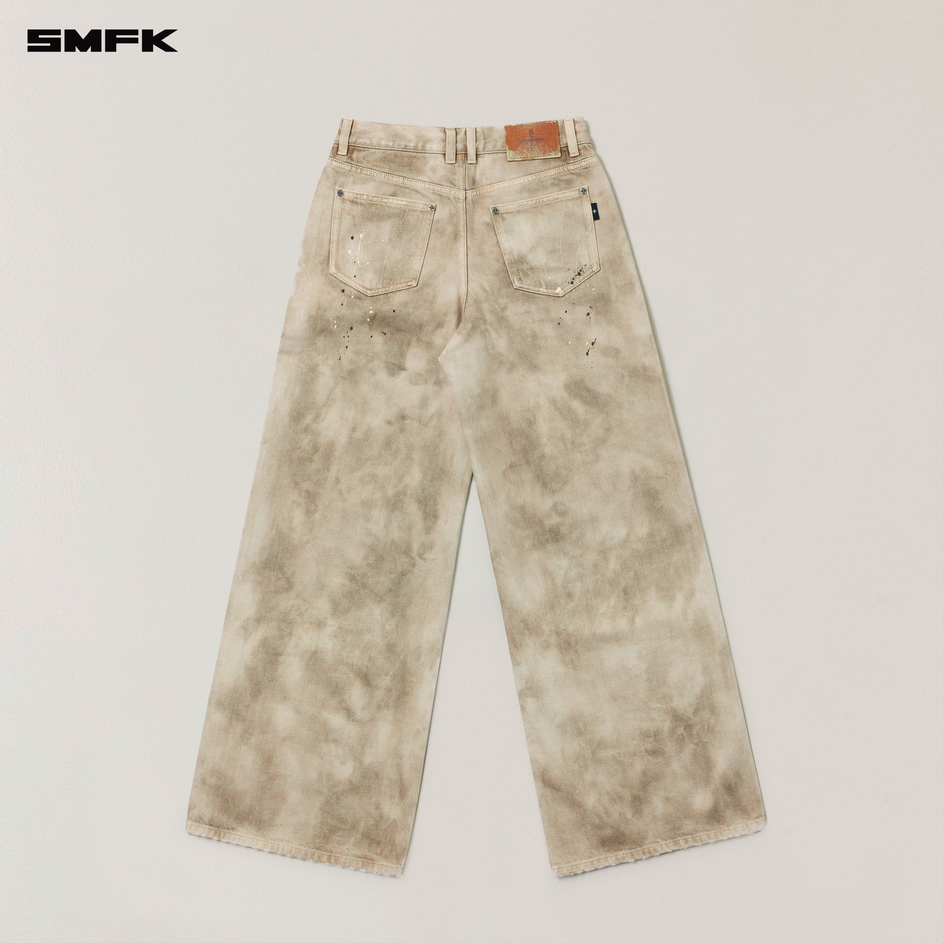 RAGE WILD HANDCRAFT TOWER DENIM PANTS (GARMENT DYE) WILD BROWN