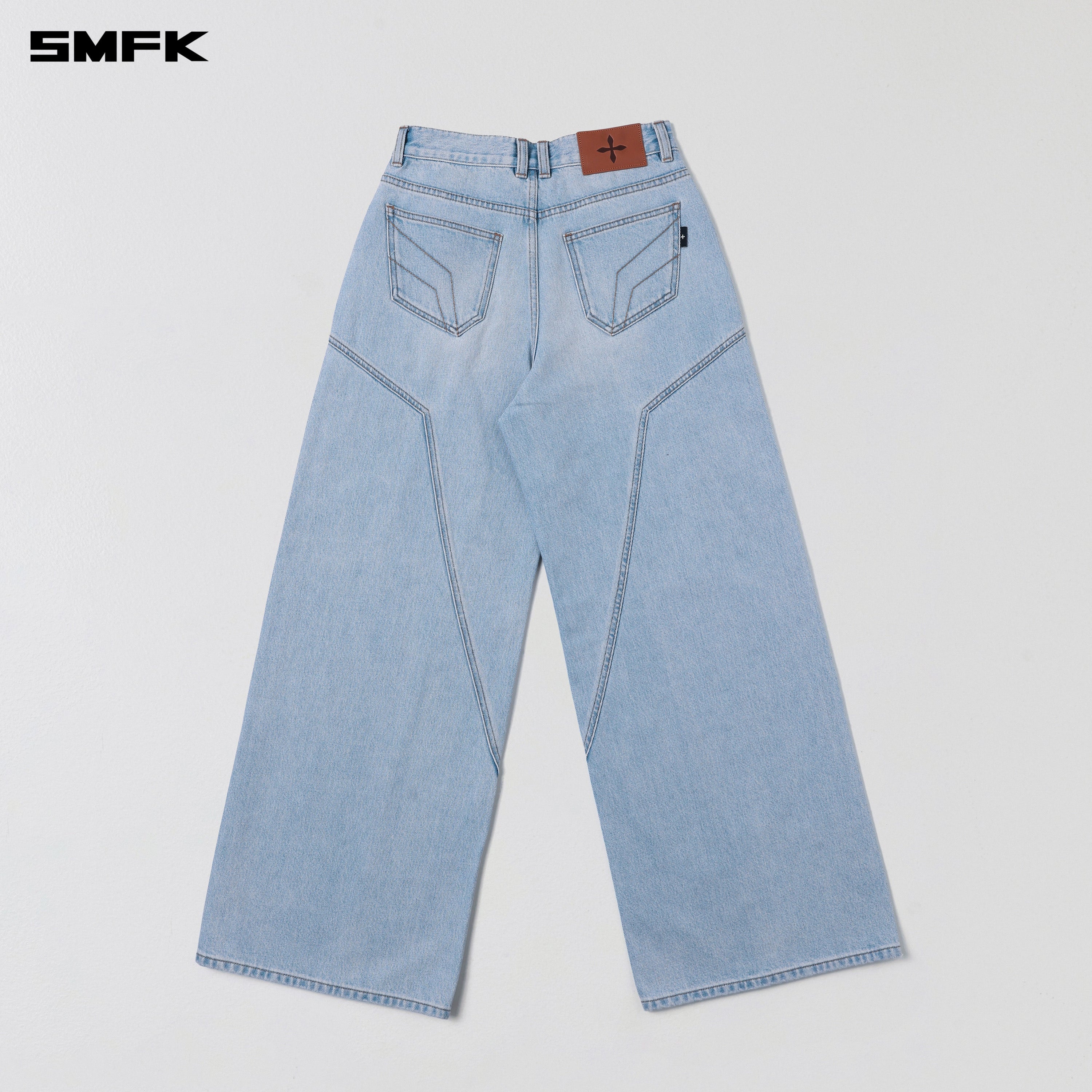 WILD MIRAGE TOWER DENIM PANTS/COTTON WILD SKY BLUE