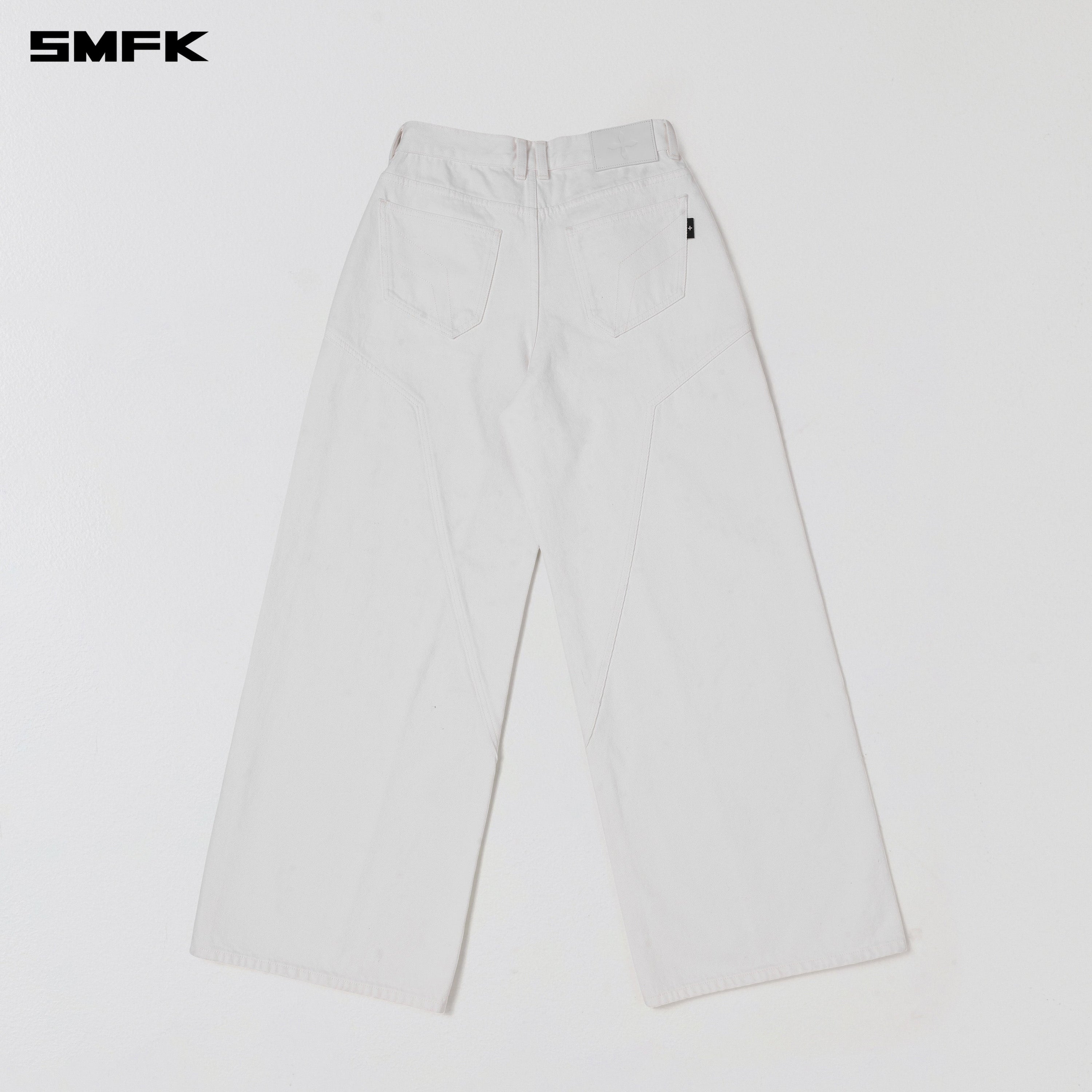WILD MIRAGE TOWER DENIM PANTS/COTTON CLOUD WHITE