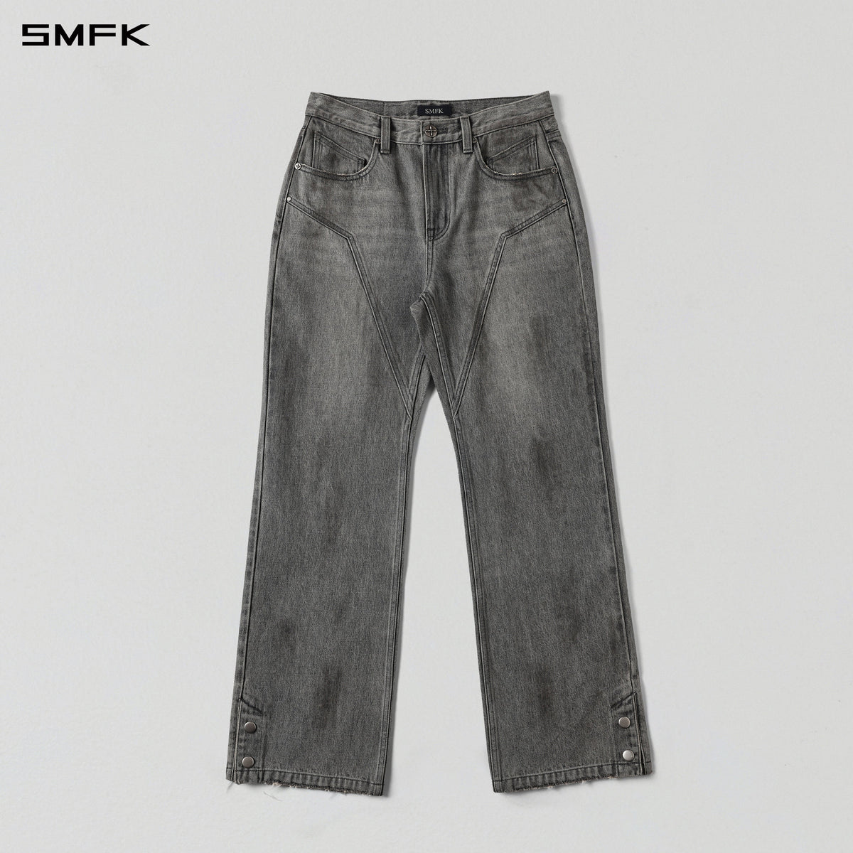 WILD MIRAGE STRT DENIM PANTS/DENIM COTTON+SLOW WASH/W MIRAGE GREY
