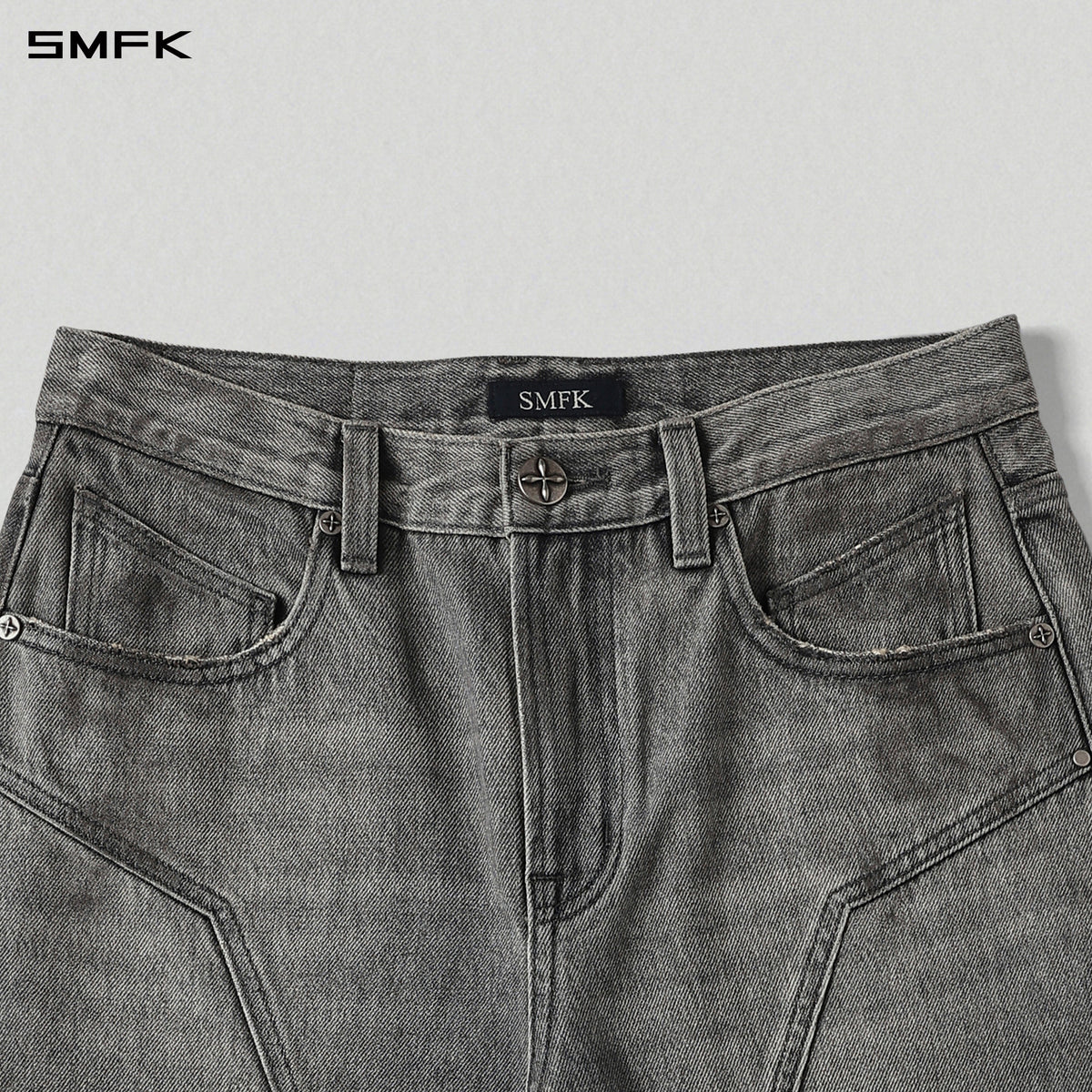 WILD MIRAGE STRT DENIM PANTS/DENIM COTTON+SLOW WASH/W MIRAGE GREY