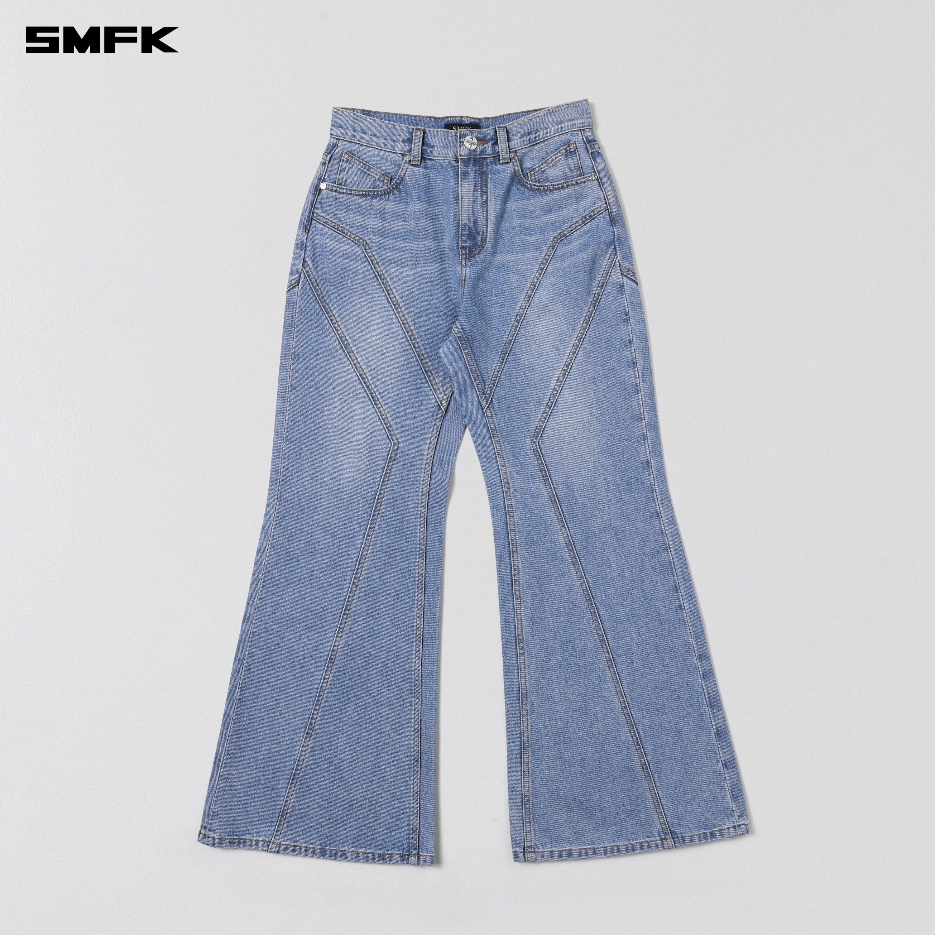 WILD MIRAGE HURRICANE DENIM PANTS/COTTON WILD BLUE