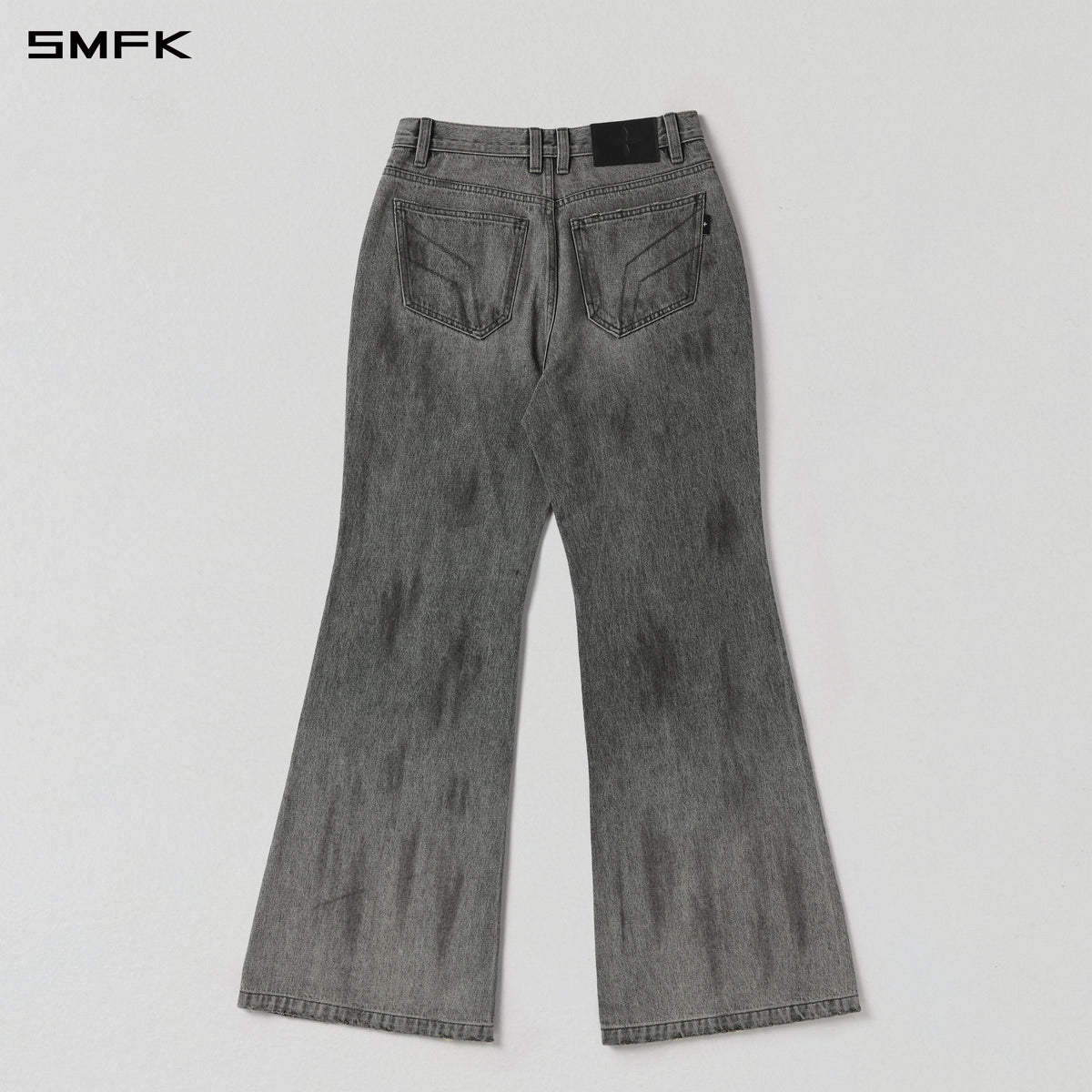 WILD HURRICANE HANDCRAFT DENIM PANTS/DENIM COTTON/W MIRAGE GREY