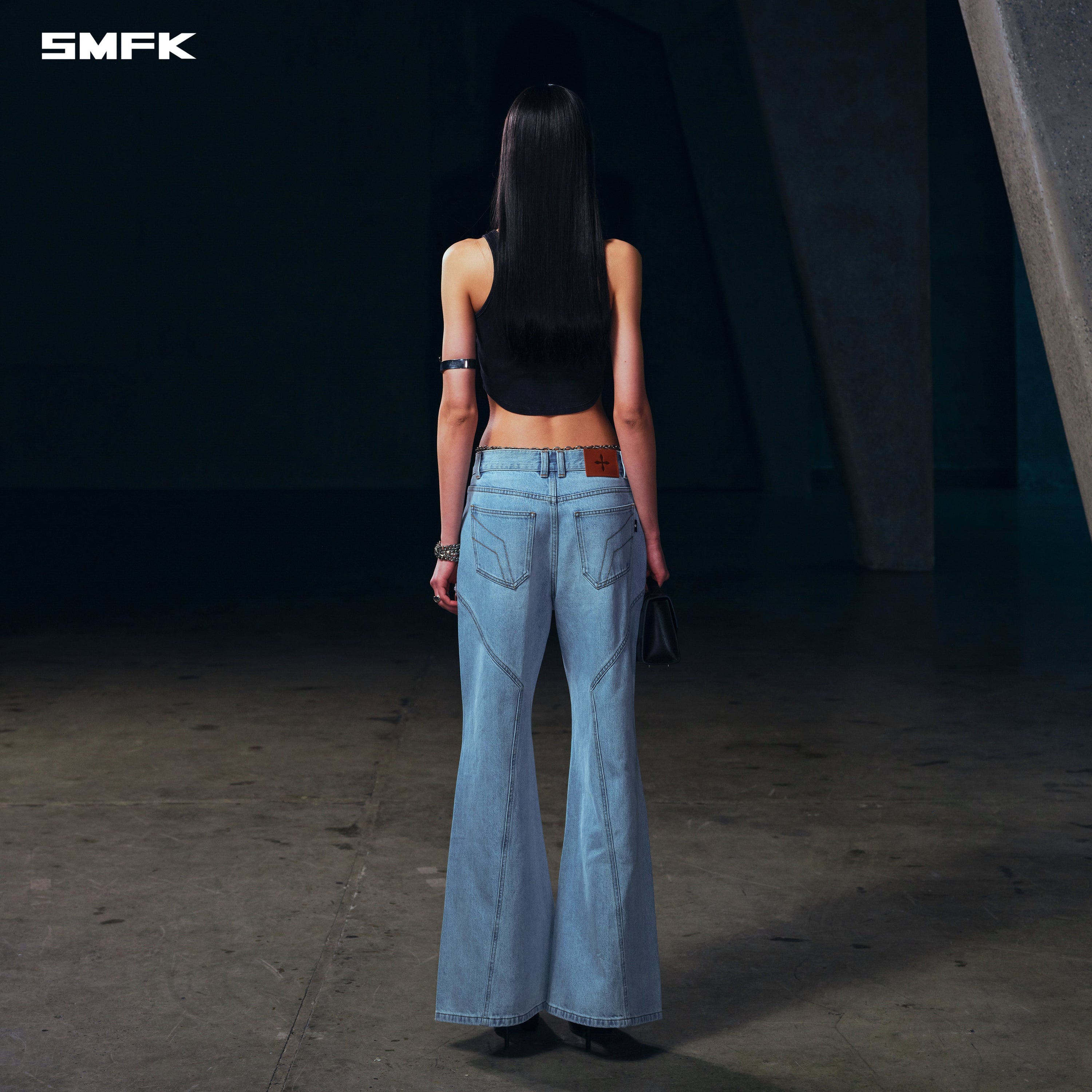 WILD MIRAGE HURRICANE DENIM PANTS/COTTON WILD SKY BLUE