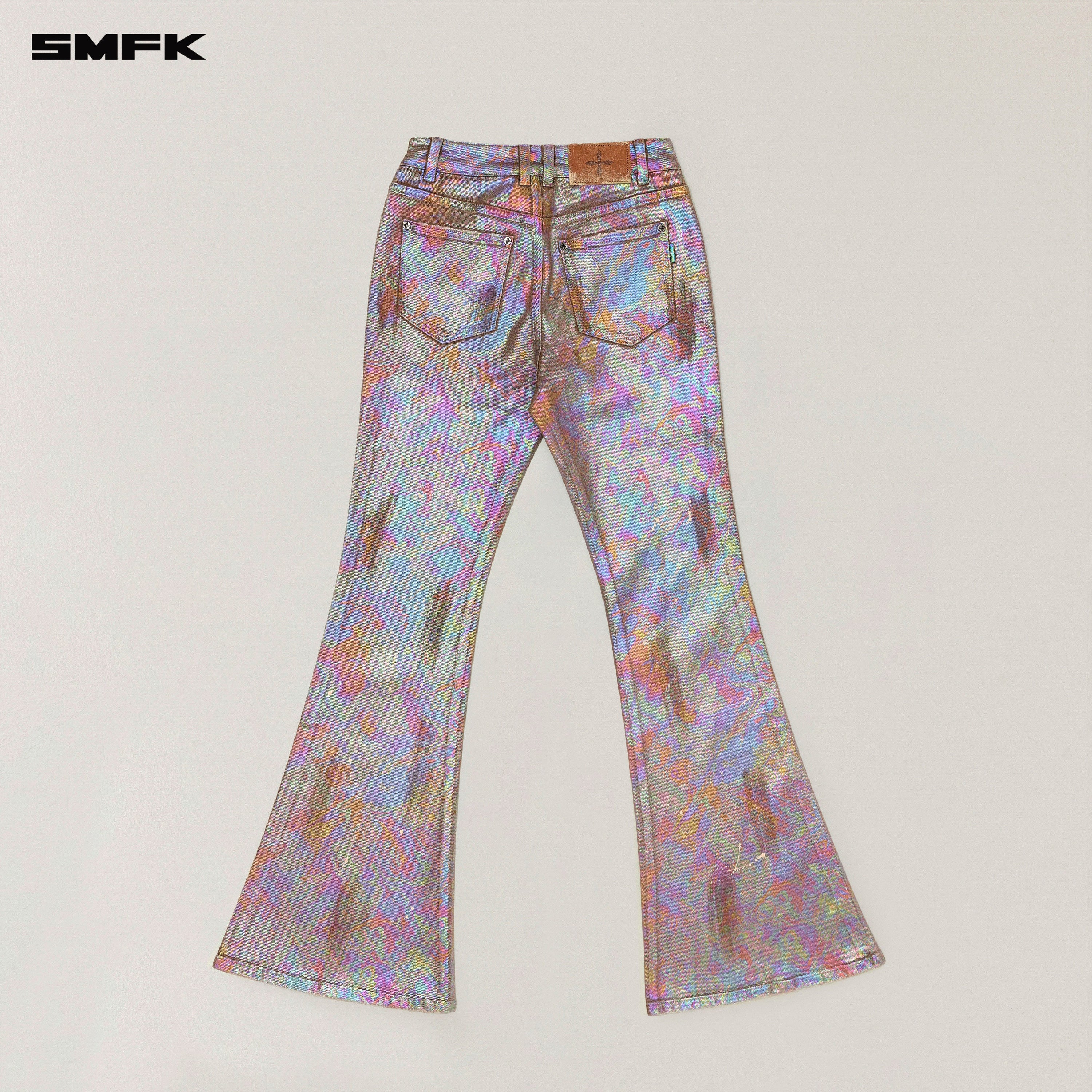 RAGE WILD HURRICANE FANTASY HANDCRAFT FLARED DENIM PANTS FANTASY LAND