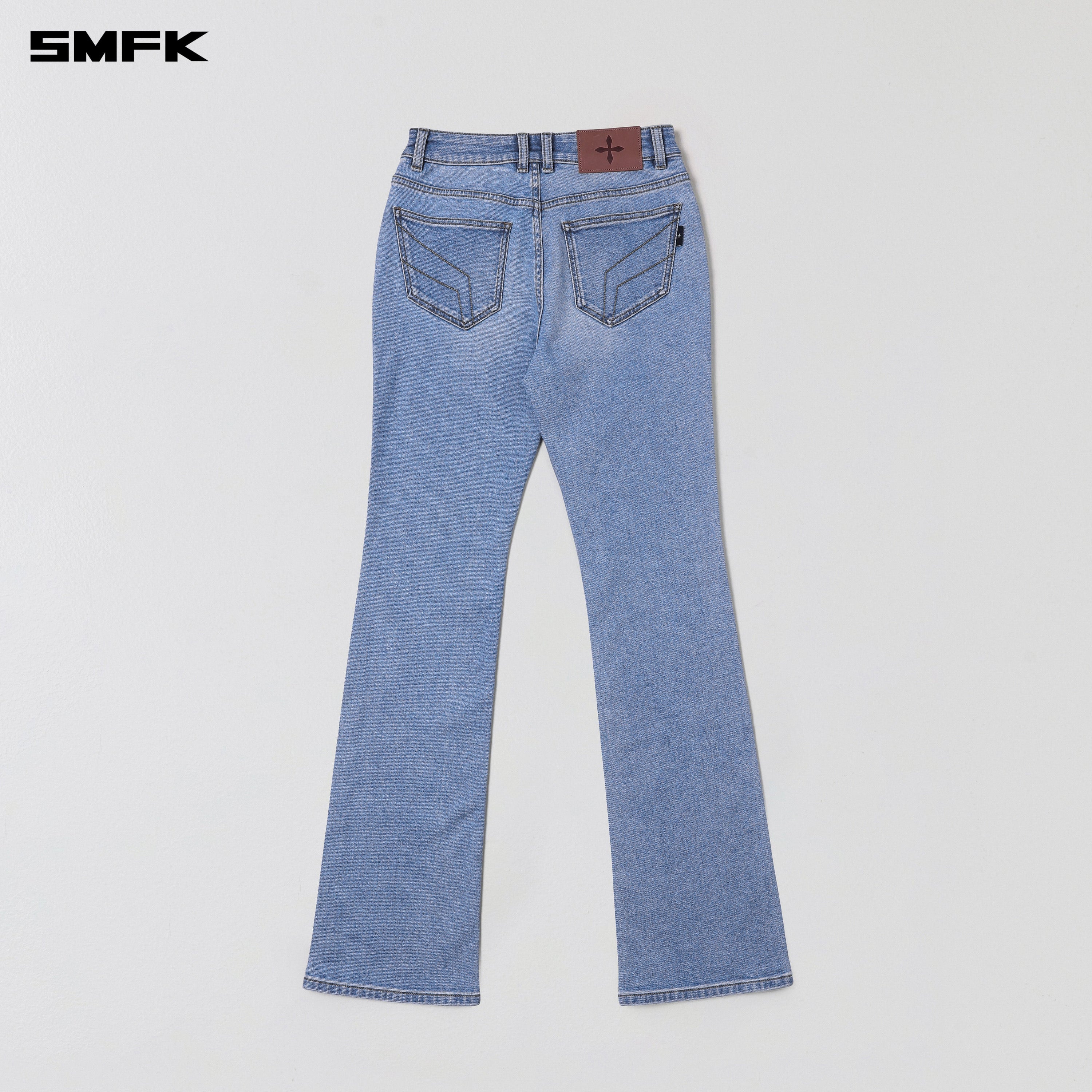 PERMANENT MODEL STRT DENIM PANTS/E-COTTON WILD BLUE