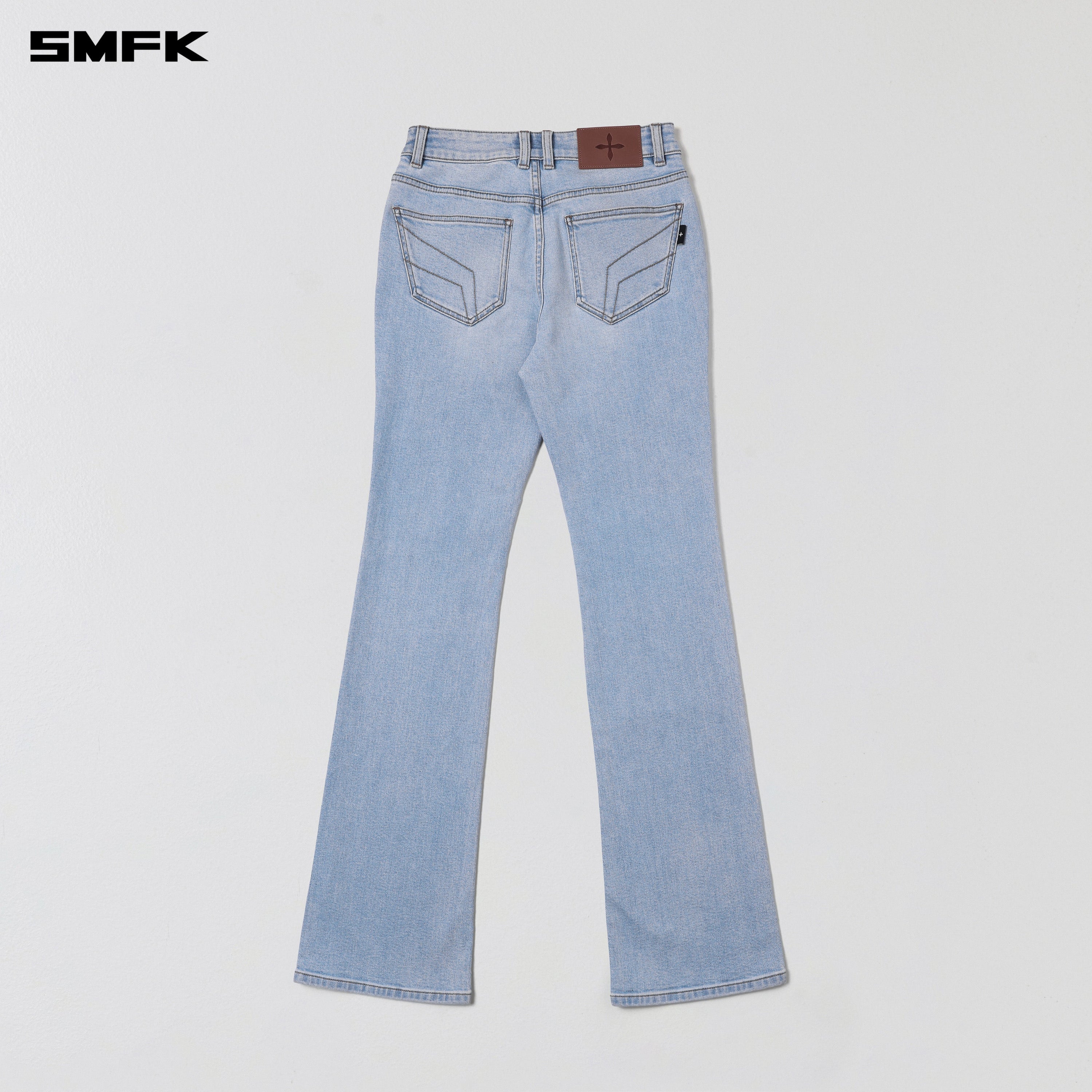 PERMANENT MODEL STRT DENIM PANTS/E-COTTON WILD SKY BLUE