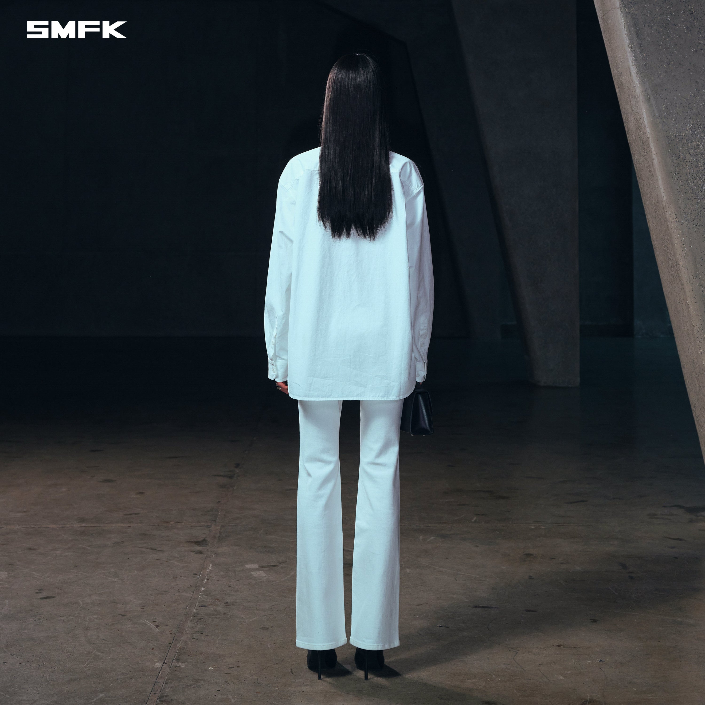 PERMANENT MODEL STRT DENIM PANTS/E-COTTON CLOUD WHITE