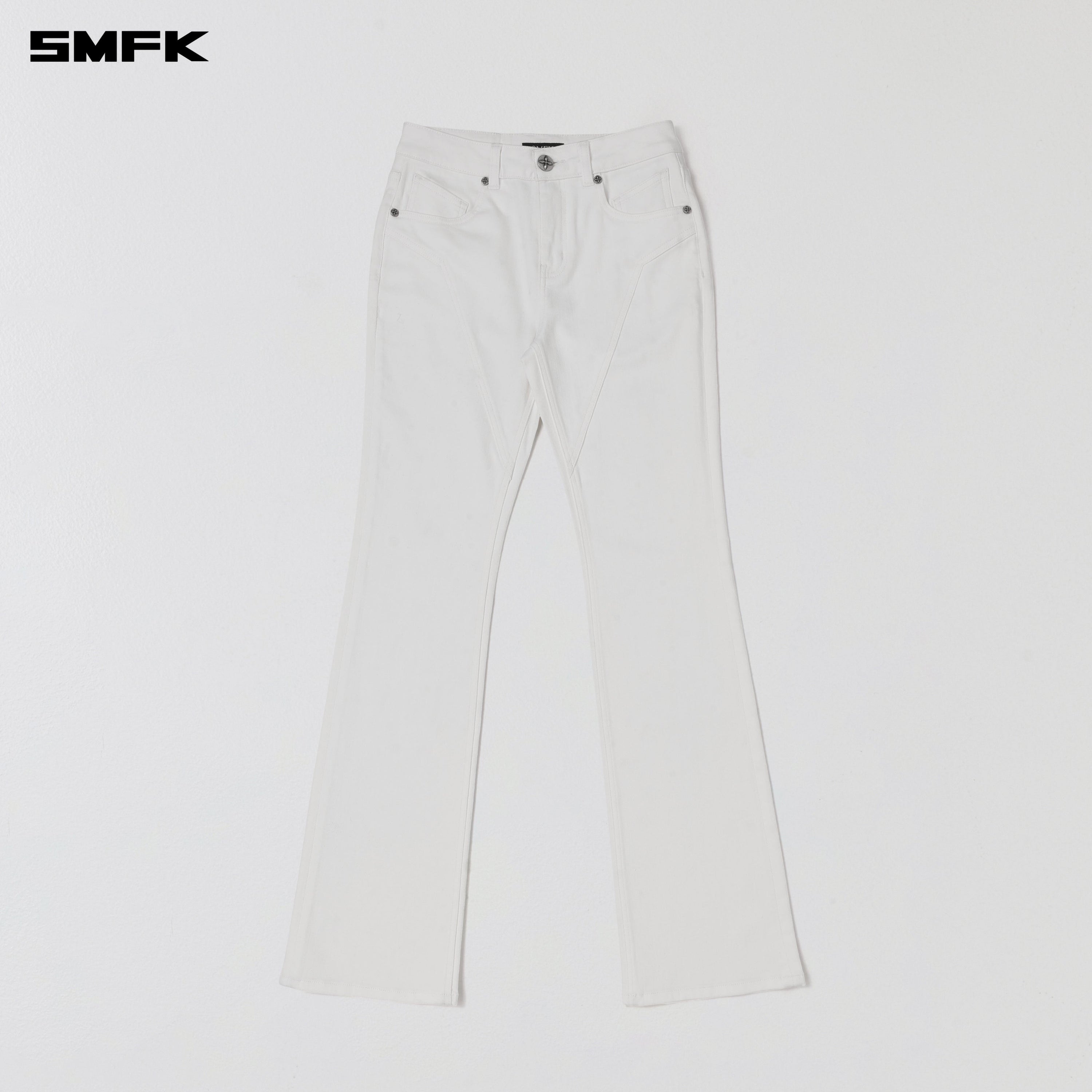 PERMANENT MODEL STRT DENIM PANTS/E-COTTON CLOUD WHITE