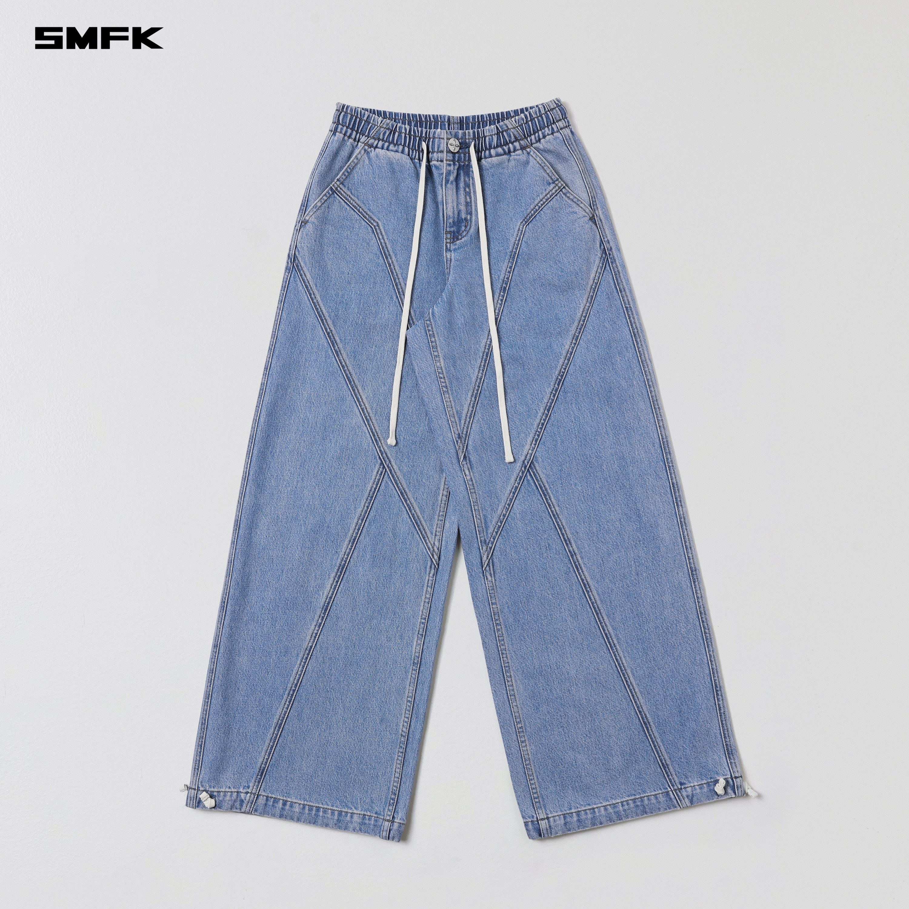 WILD DIAMOND DENIM SPORTS PANTS/COTTON WILD BLUE