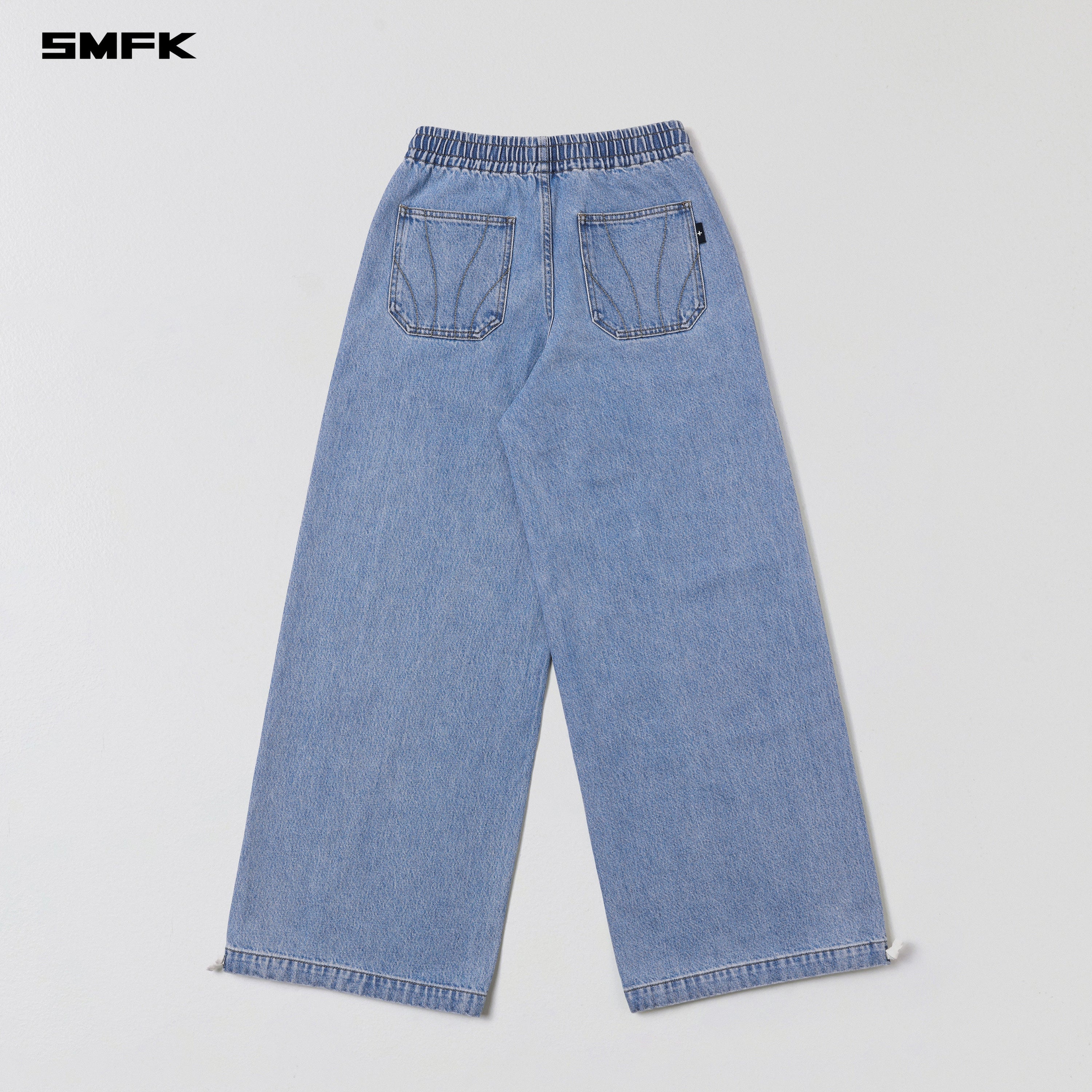 WILD DIAMOND DENIM SPORTS PANTS/COTTON WILD BLUE