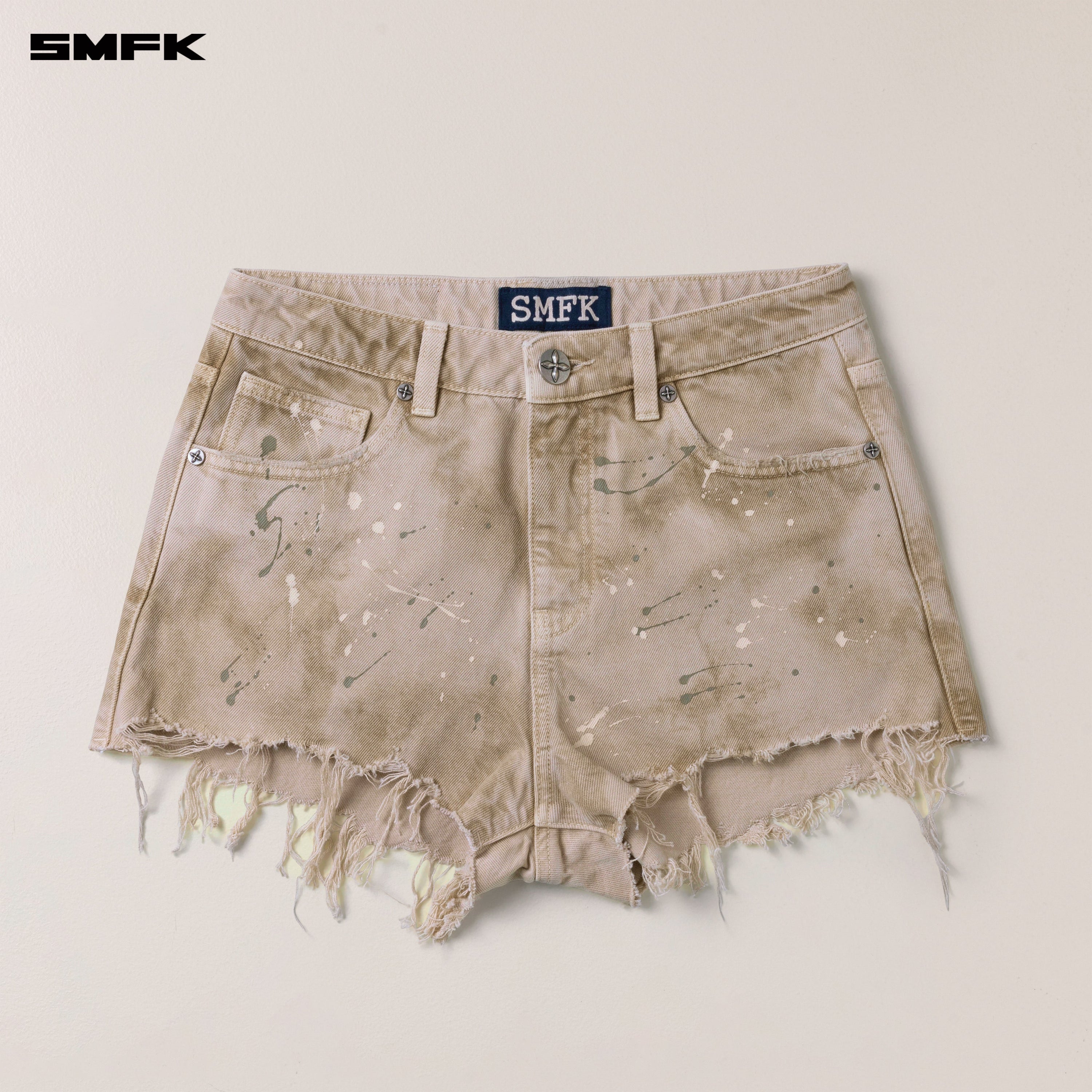 RAGE WILD DENIM SHORTS WILD BROWN