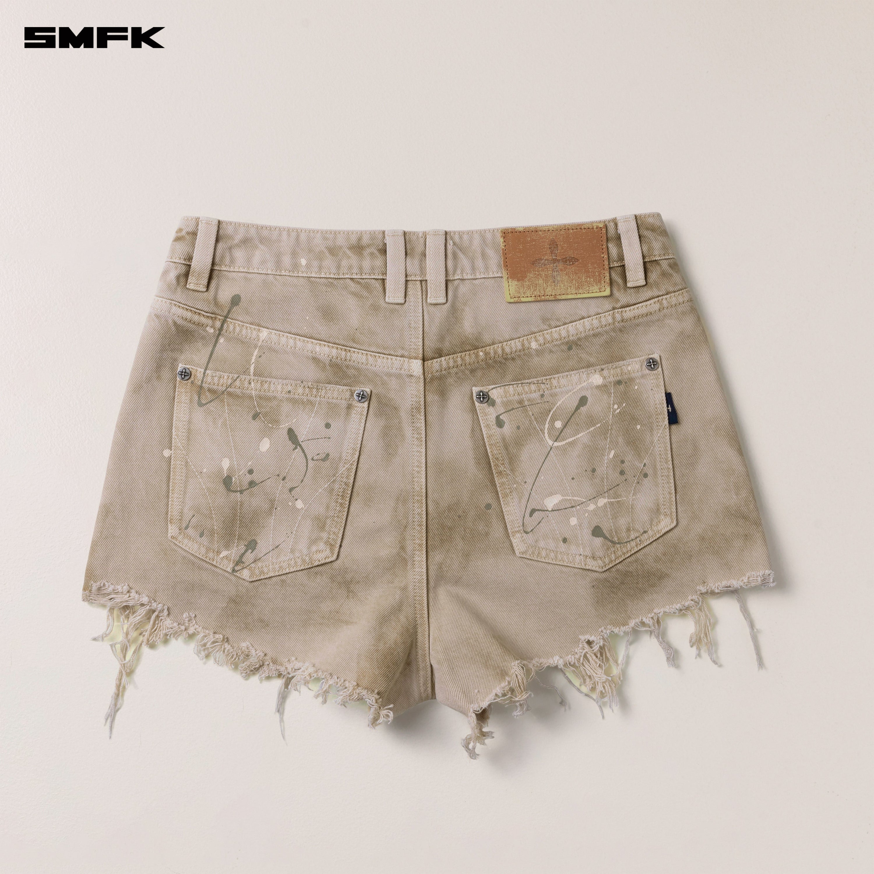 RAGE WILD DENIM SHORTS WILD BROWN