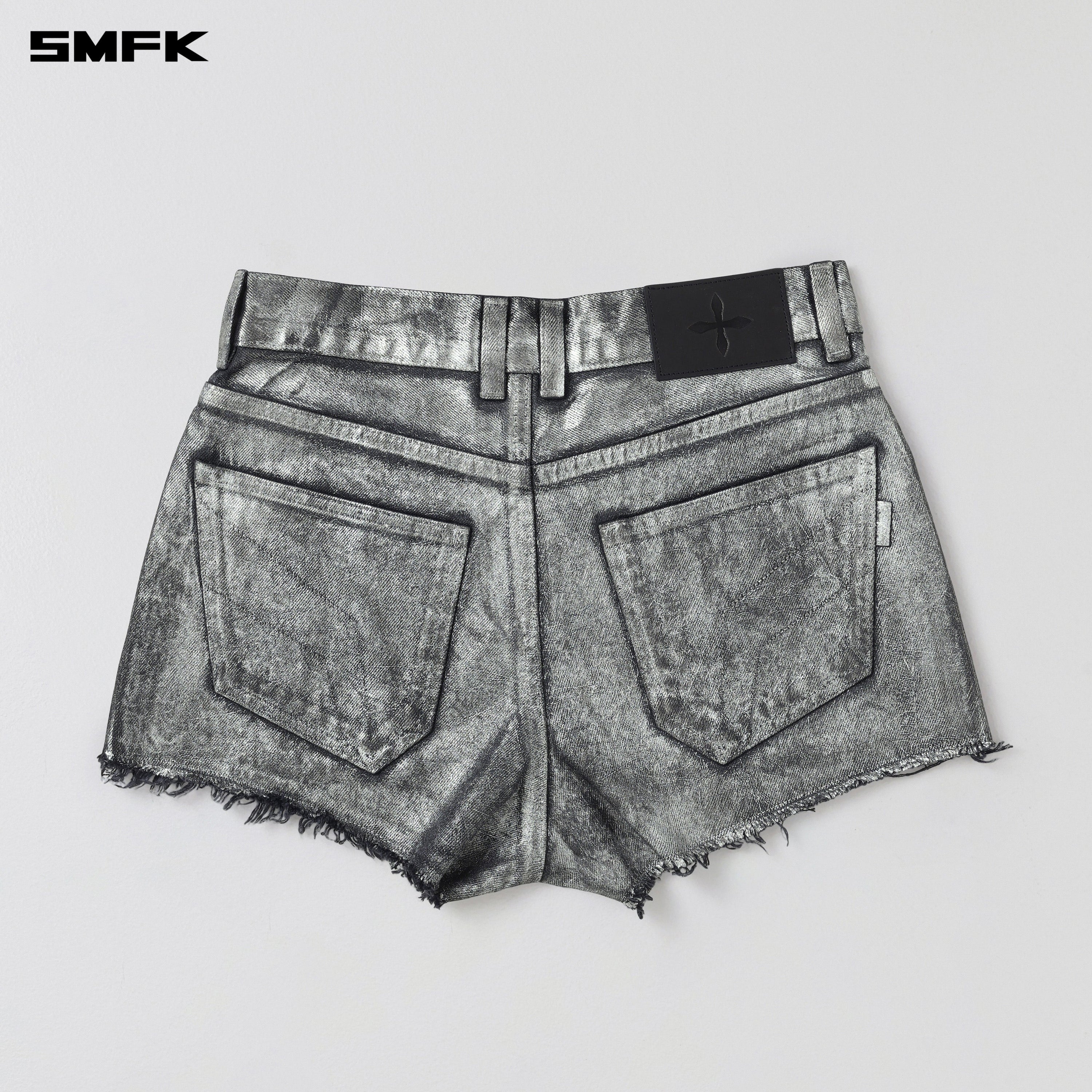 WILD MIRAGE DENIM SHORTS-LOW/COTTON SILVER NEBULA