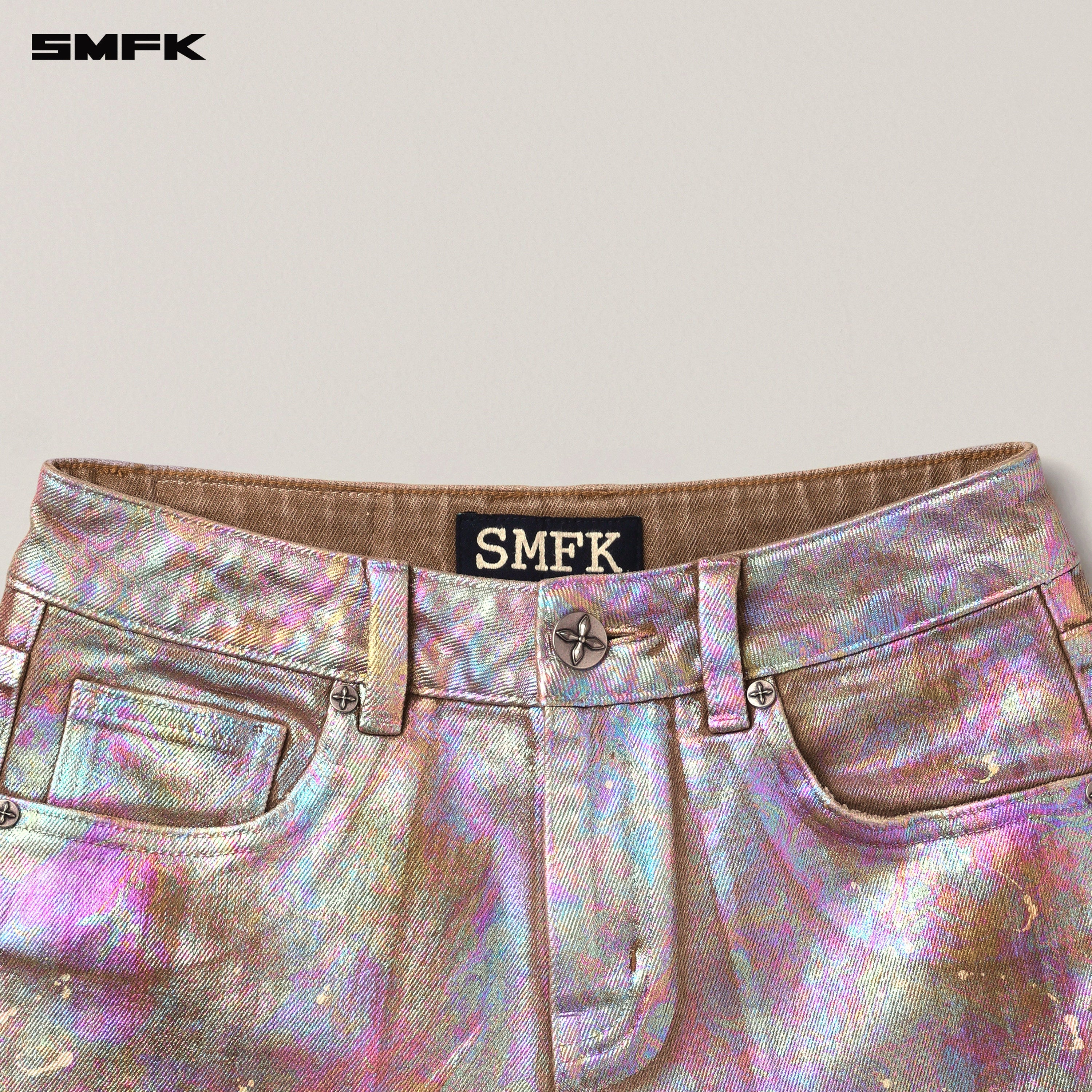 RAGE WILD FANTASY HANDCRAFT HIGH WAIST DENIM SHORTS FANTASY LAND