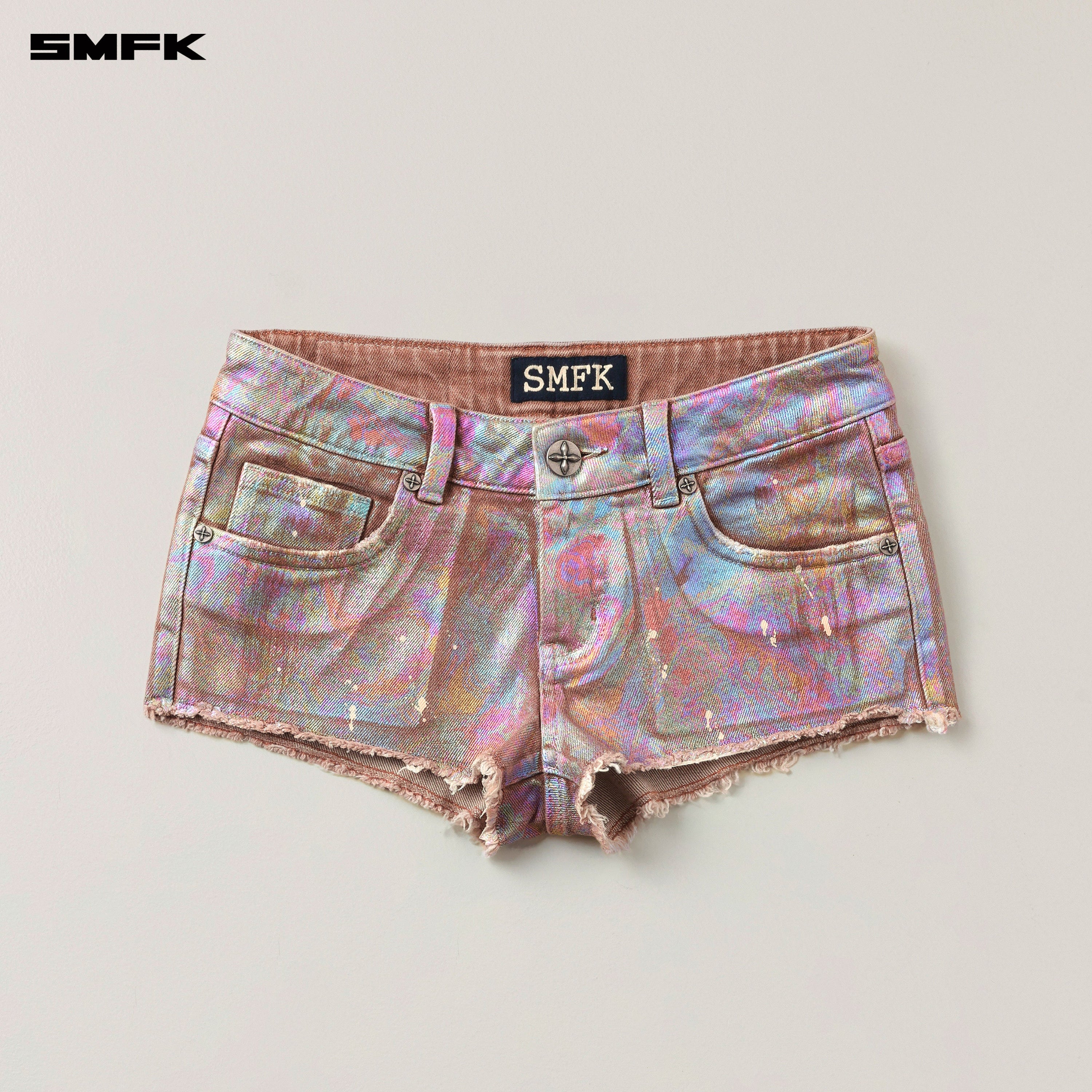 RAGE WILD ORIGIN HANDCRAFT FANTASY DENIM BIKINI SHORTS FANTASY LAND