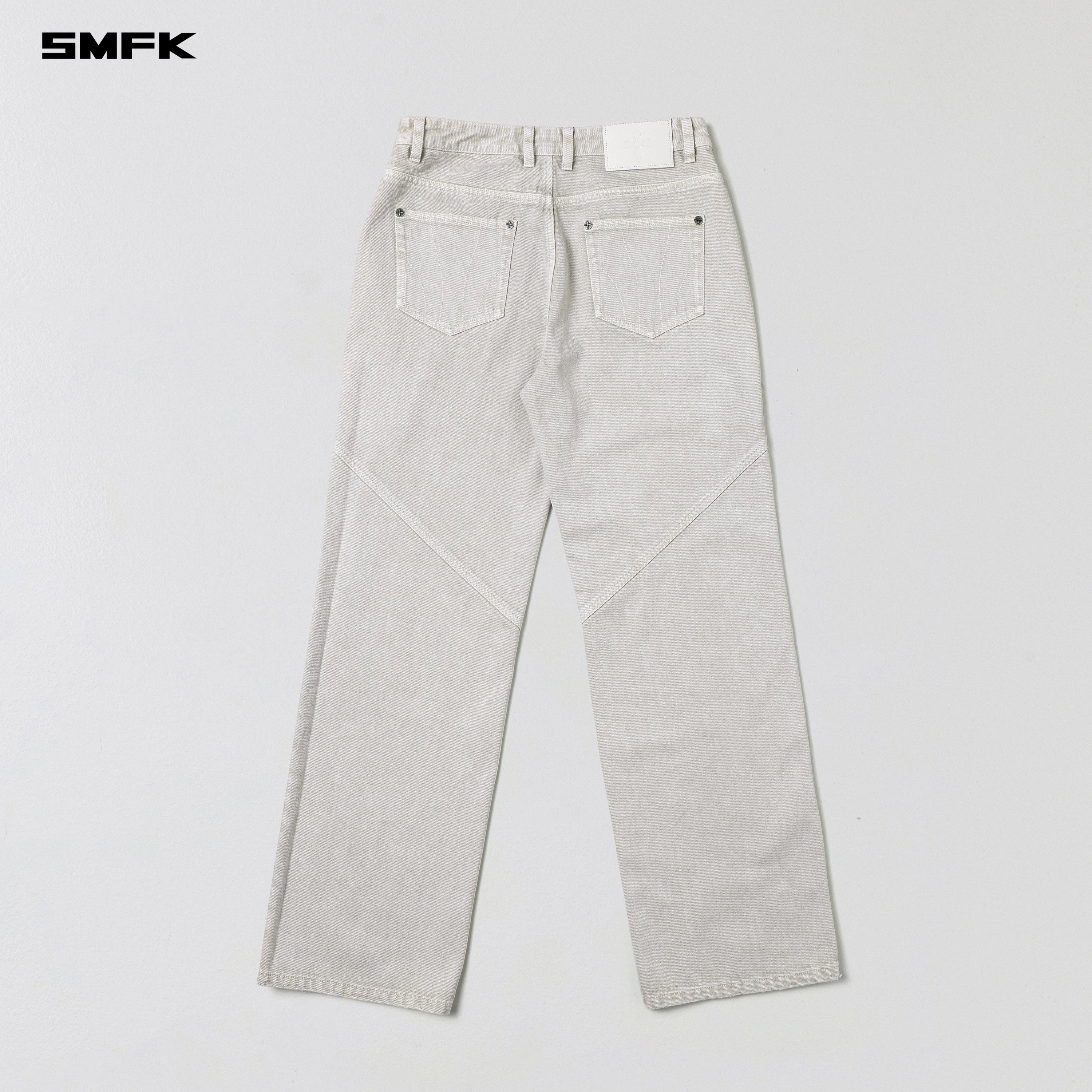VINTAGE VANISH STRAIGHT DENIM PANTS/GARMENT DYE VANISH WHITE