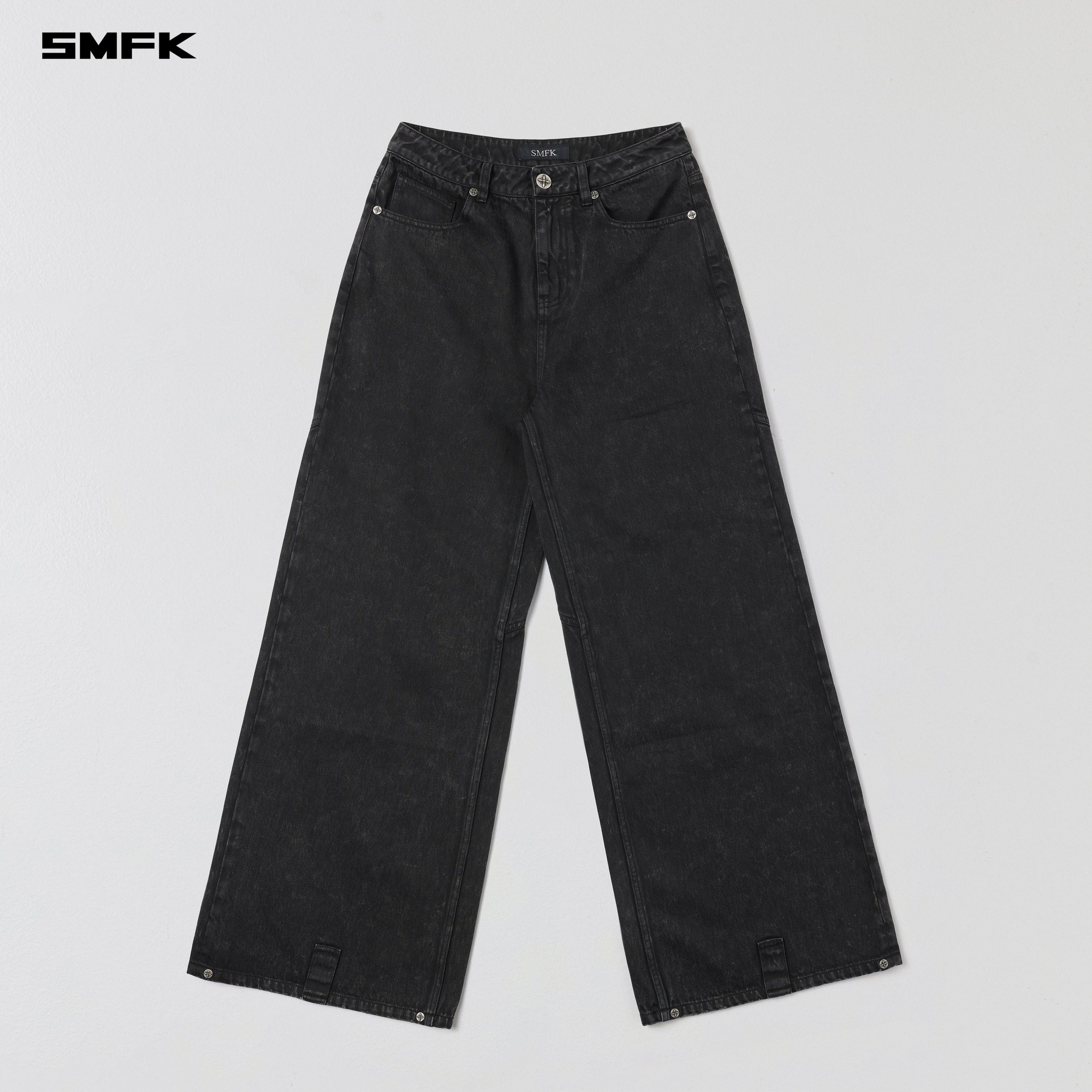 VINTAGE VANISH TOWER DENIM PANTS/GARMENT DYE VANISH BLACK