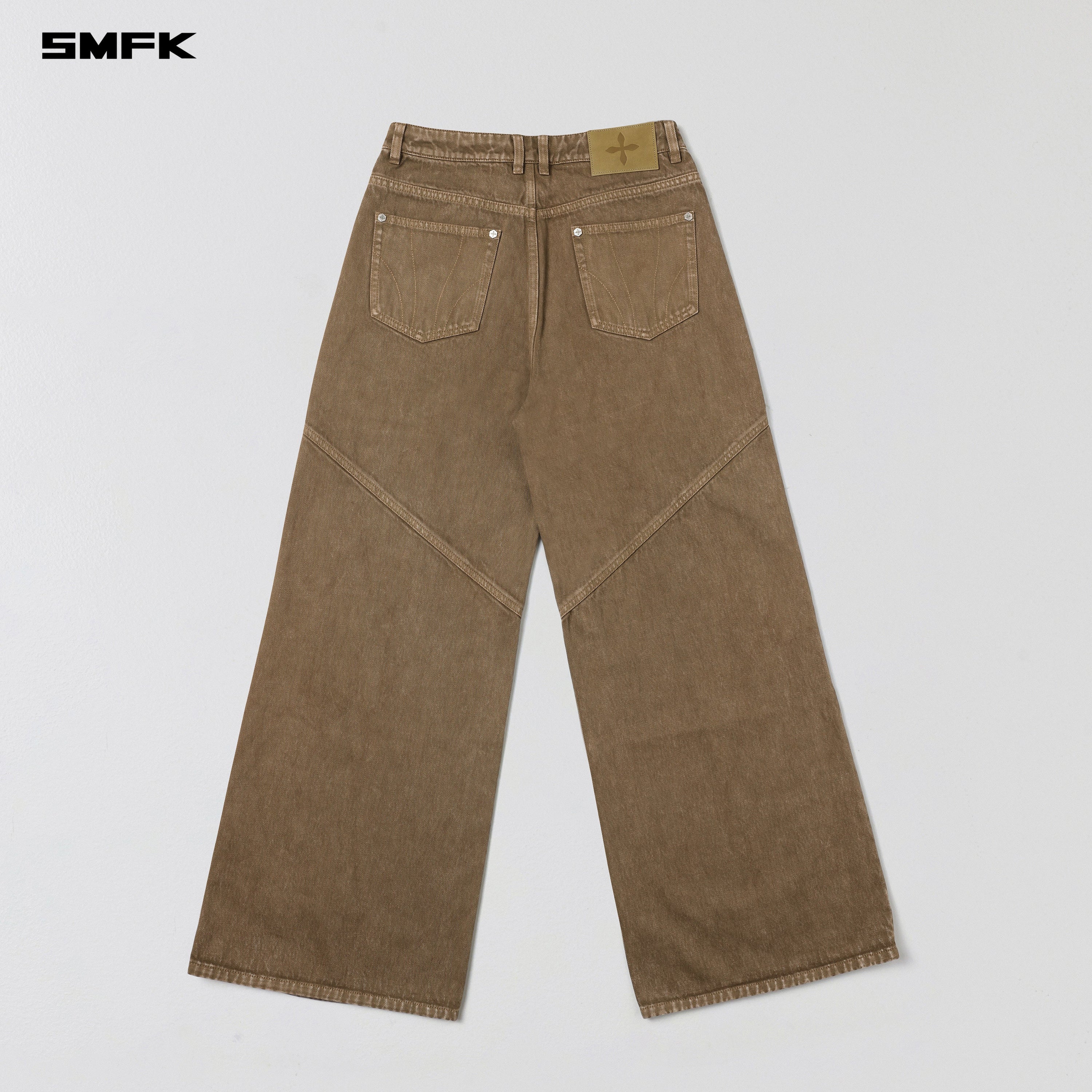 VINTAGE VANISH TOWER DENIM PANTS/GARMENT DYE VANISH BROWN