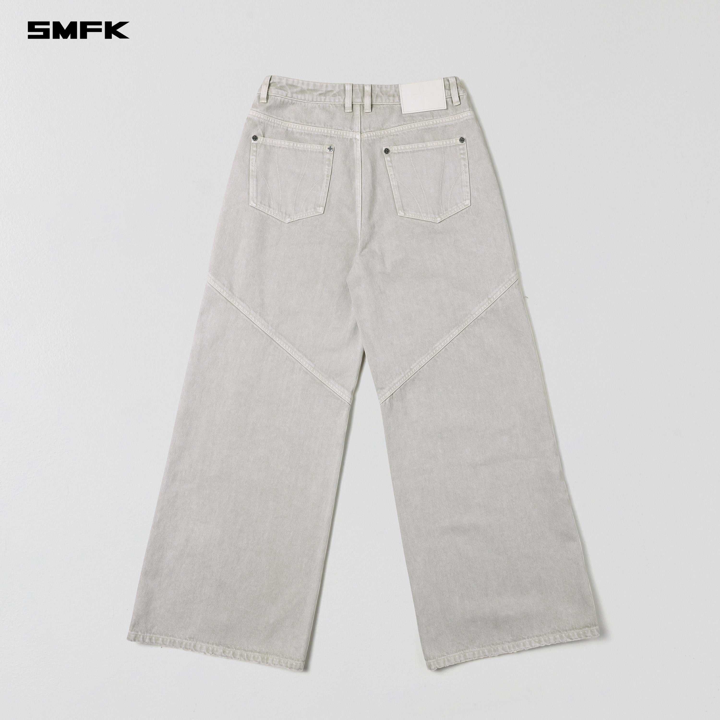 VINTAGE VANISH TOWER DENIM PANTS/GARMENT DYE VANISH WHITE