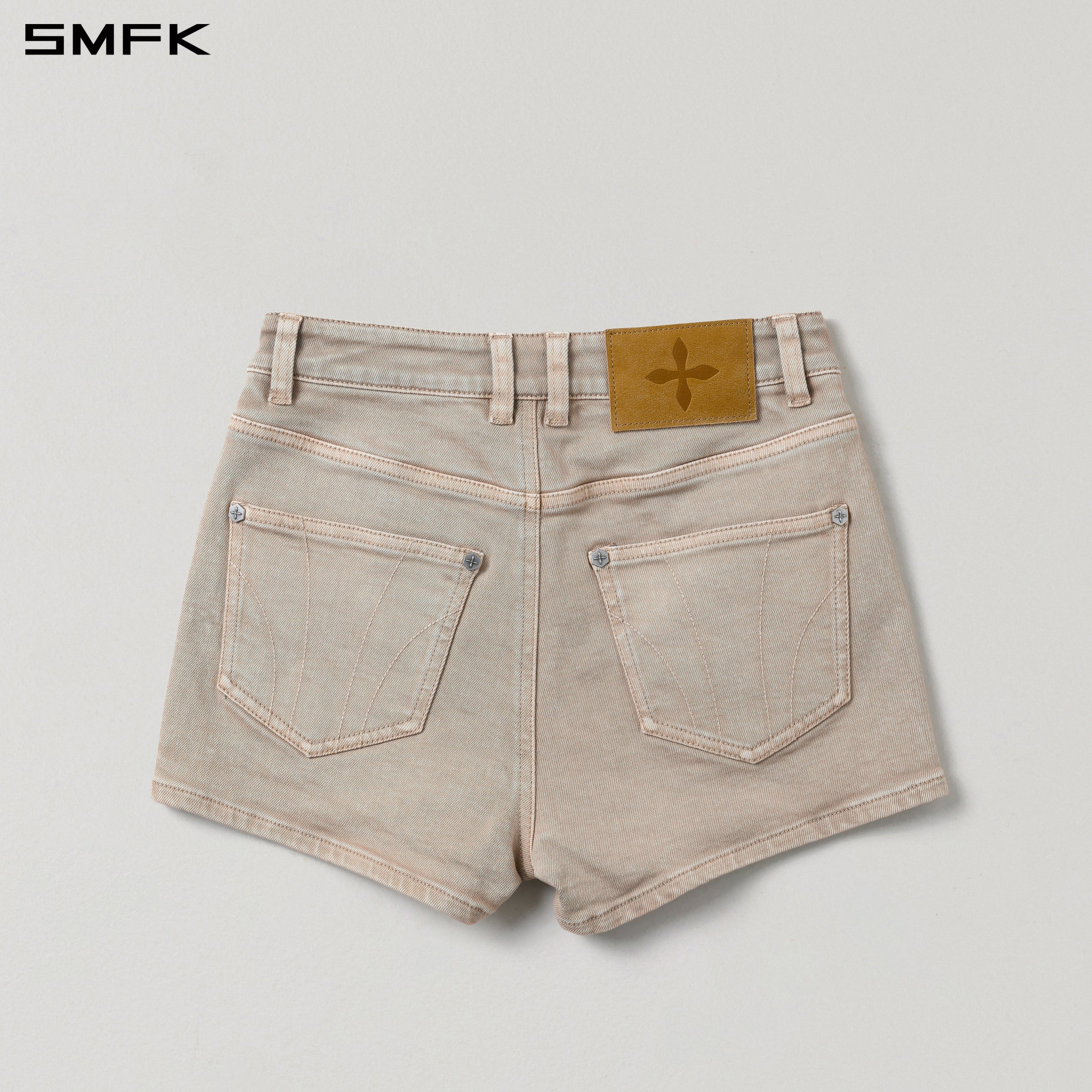VINTAGE VANISH SKINNY DENIM SHORTS/GARMENT DYE FRESH SKIN