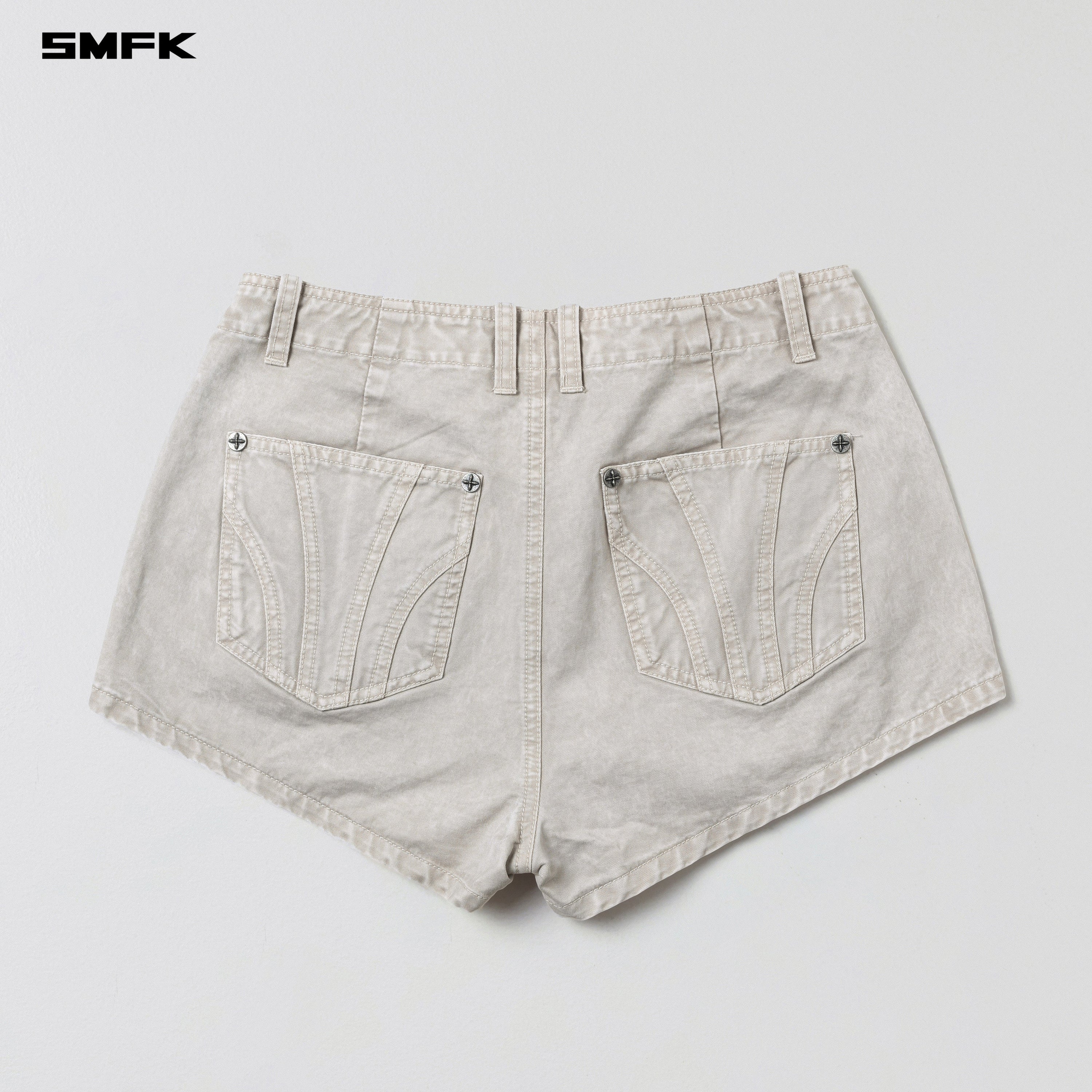VANISH CARGO SHORTS/GARMENT DYE VANISH WHITE