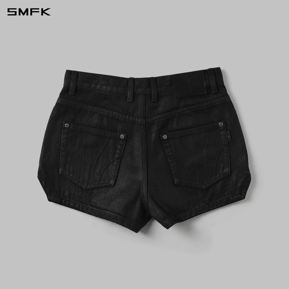 MIRAGE PRISM DENIM SHORTS/DENIM COTTON/W INK BLACK