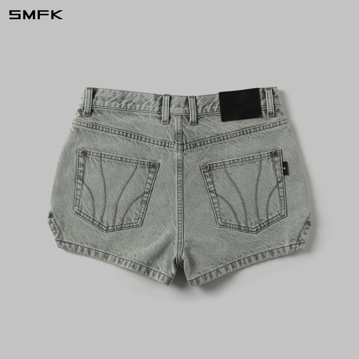 MIRAGE PRISM DENIM SHORTS/DENIM COTTON/W GLACIER GREY
