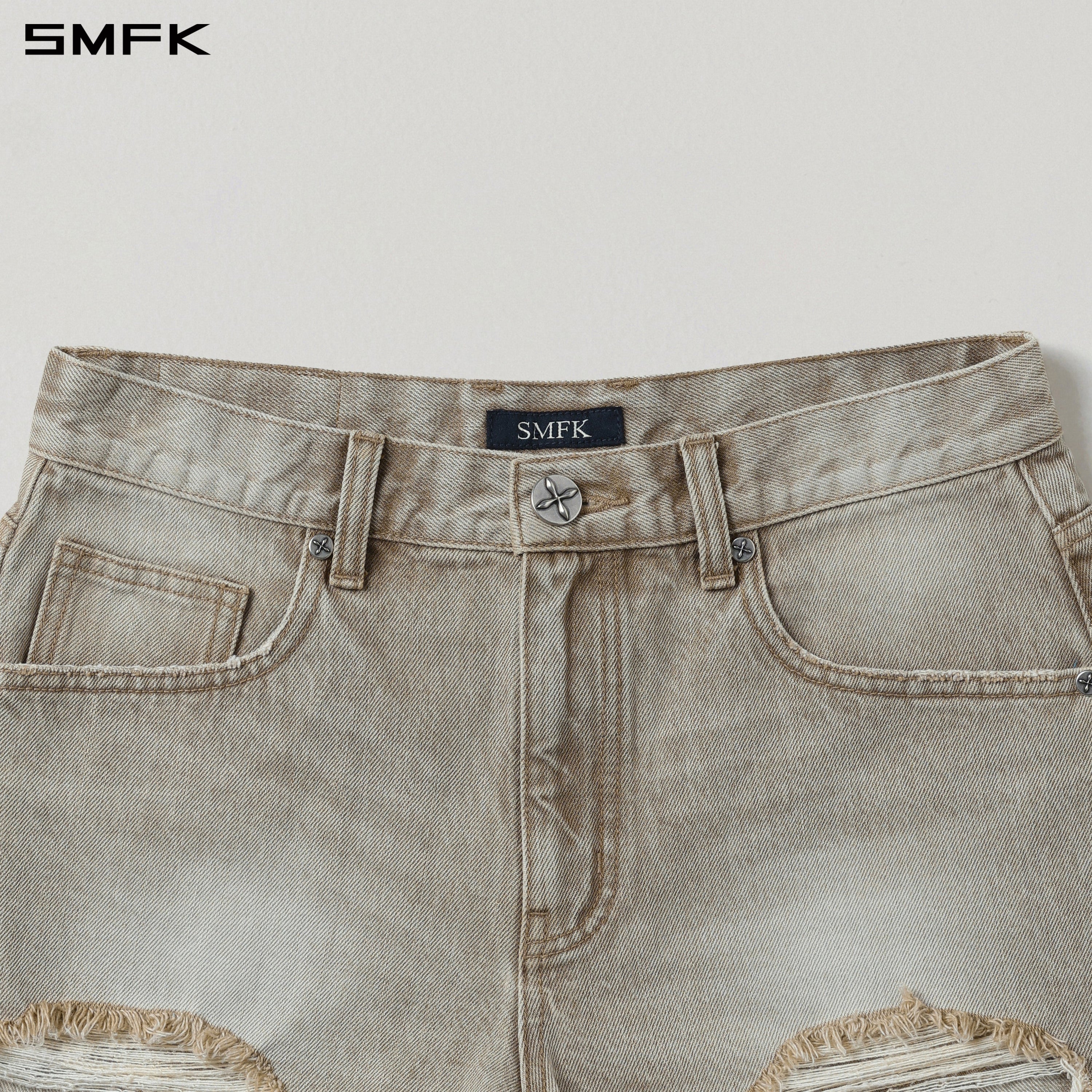 COMPASS MIRAGE MODE DENIM SHORTS/COTTON FRESH SKIN