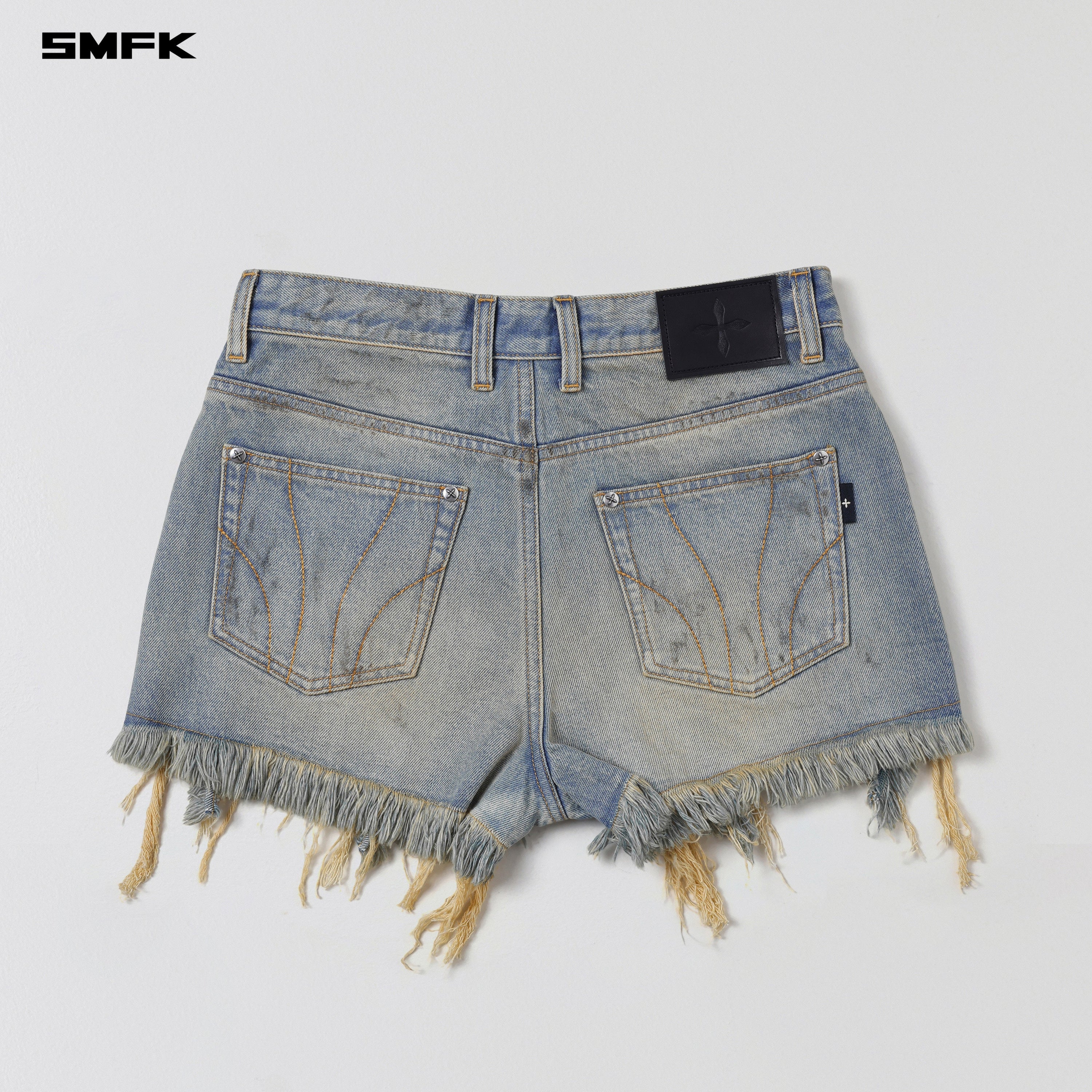 COMPASS MIRAGE MODE DENIM SHORTS/COTTON LAKE BLUE