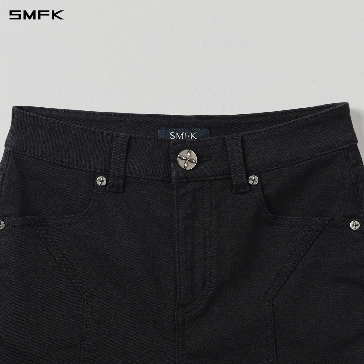 MIRAGE PRISM DENIM SHORTS/E-COTTON WILD BLACK