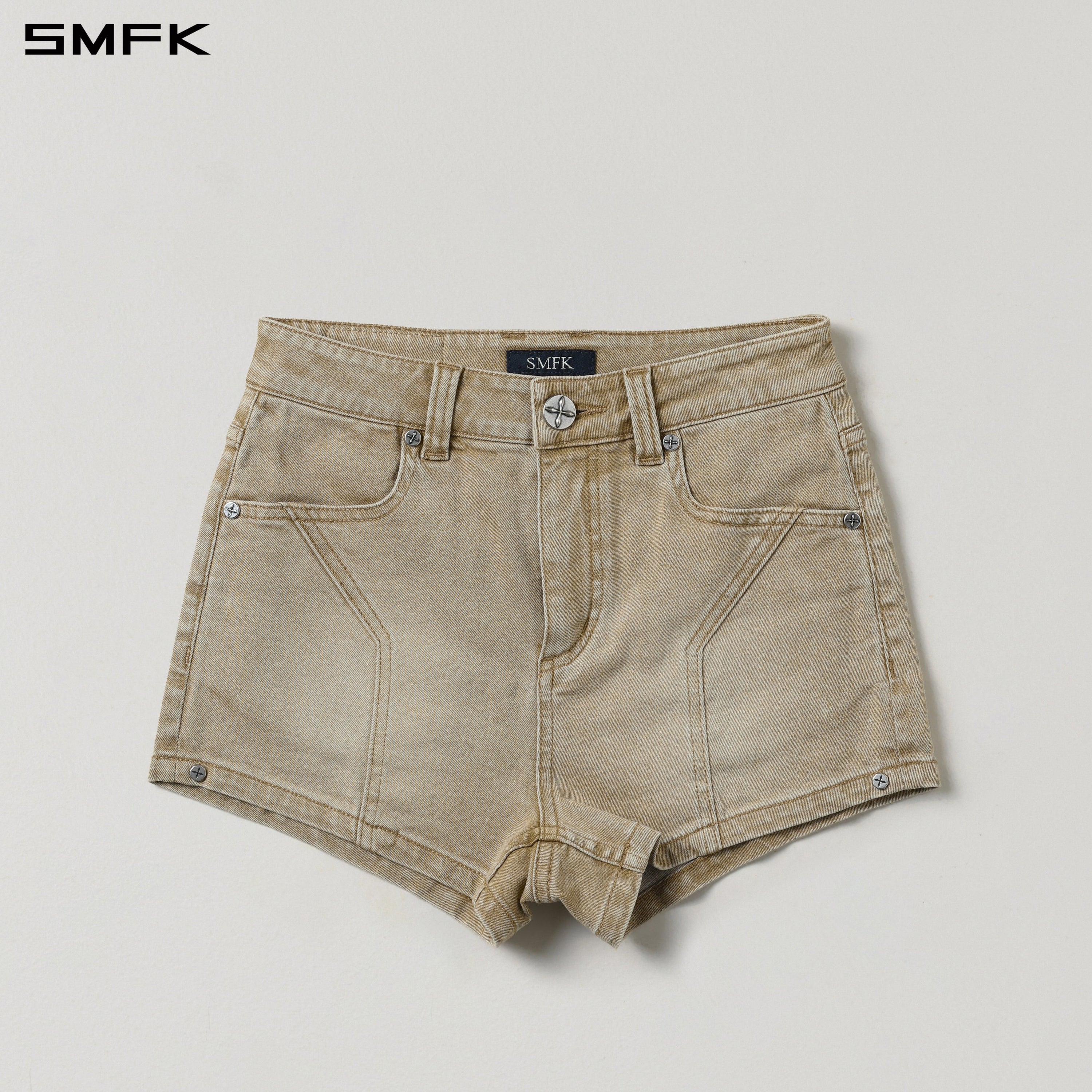 COMPASS DANCER DENIM FLAT SHORTS FRESH SKIN