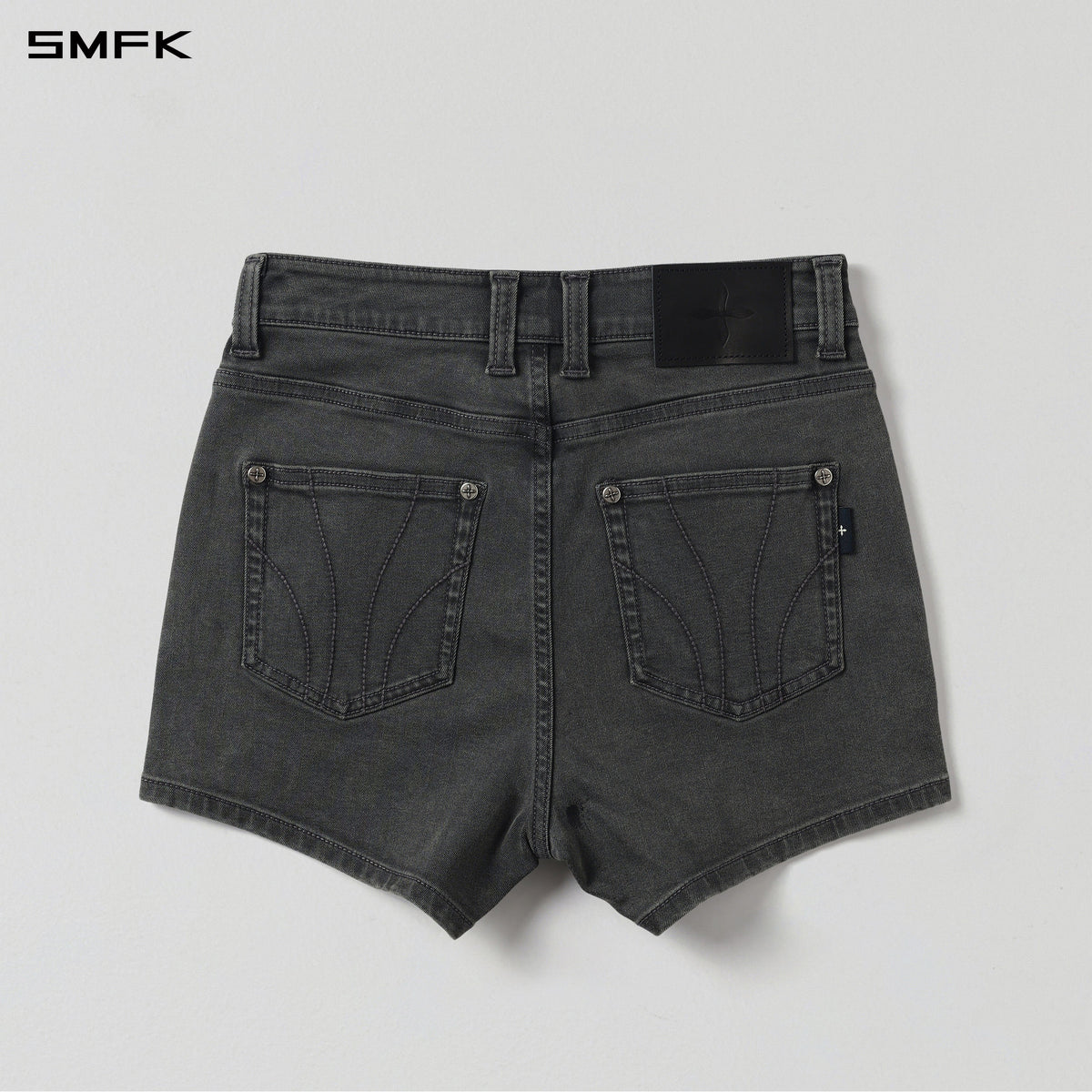 MIRAGE PRISM DENIM SHORTS/E-COTTON STORM GREY