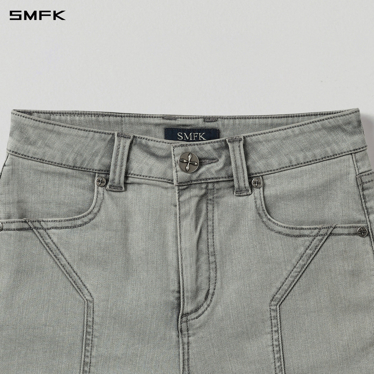 MIRAGE PRISM DENIM SHORTS/E-COTTON GLACIER GREY