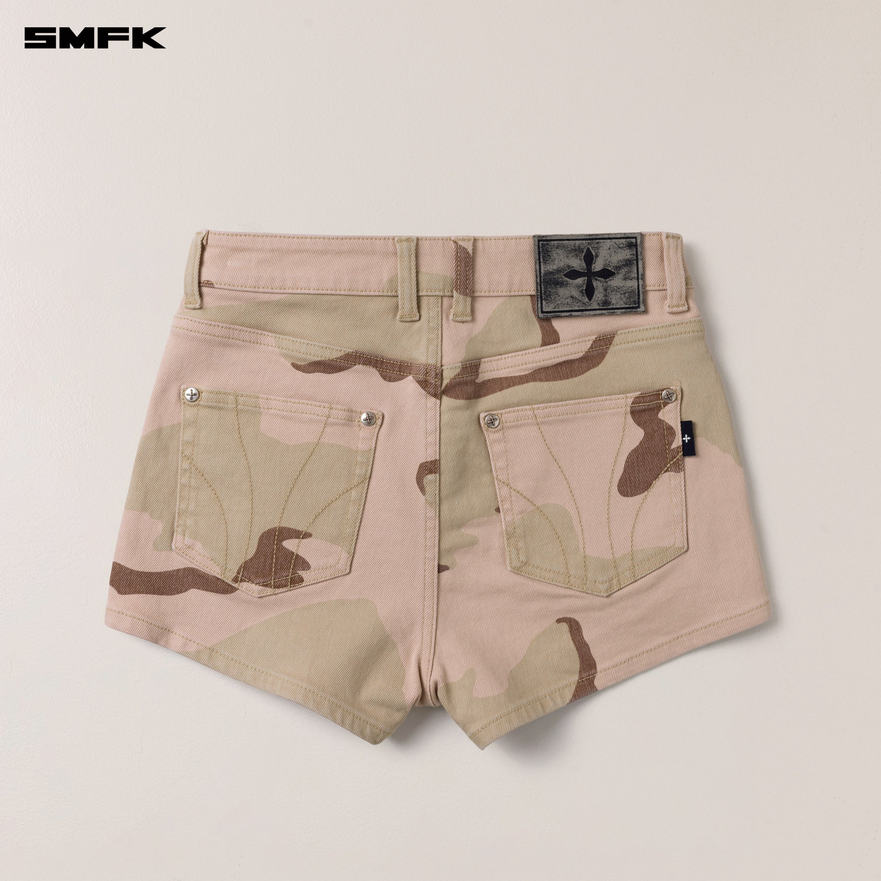 COMPASS DANCER DENIM FLAT SHORTS DESERT CAMOUFLAGE