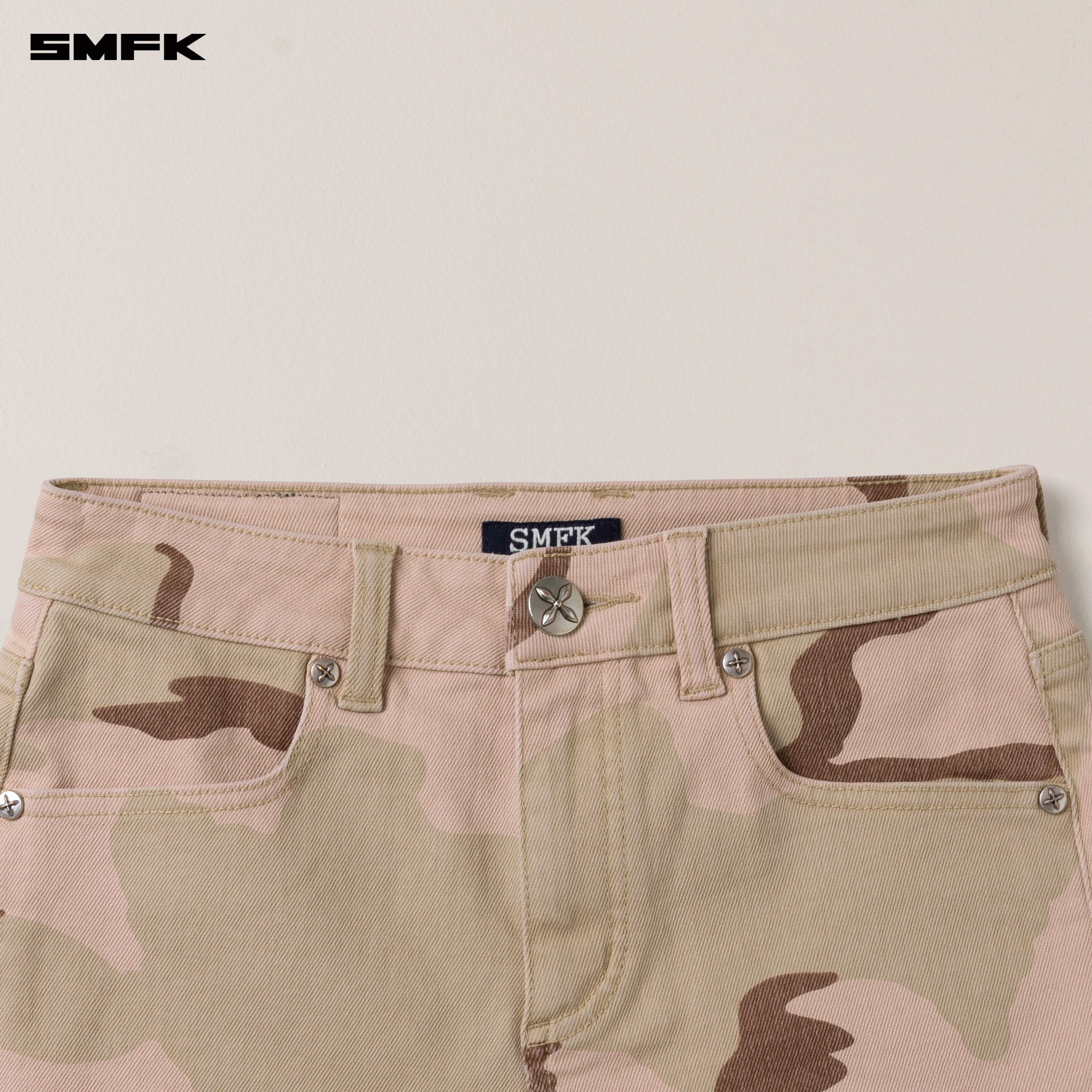 COMPASS DANCER DENIM FLAT SHORTS DESERT CAMOUFLAGE