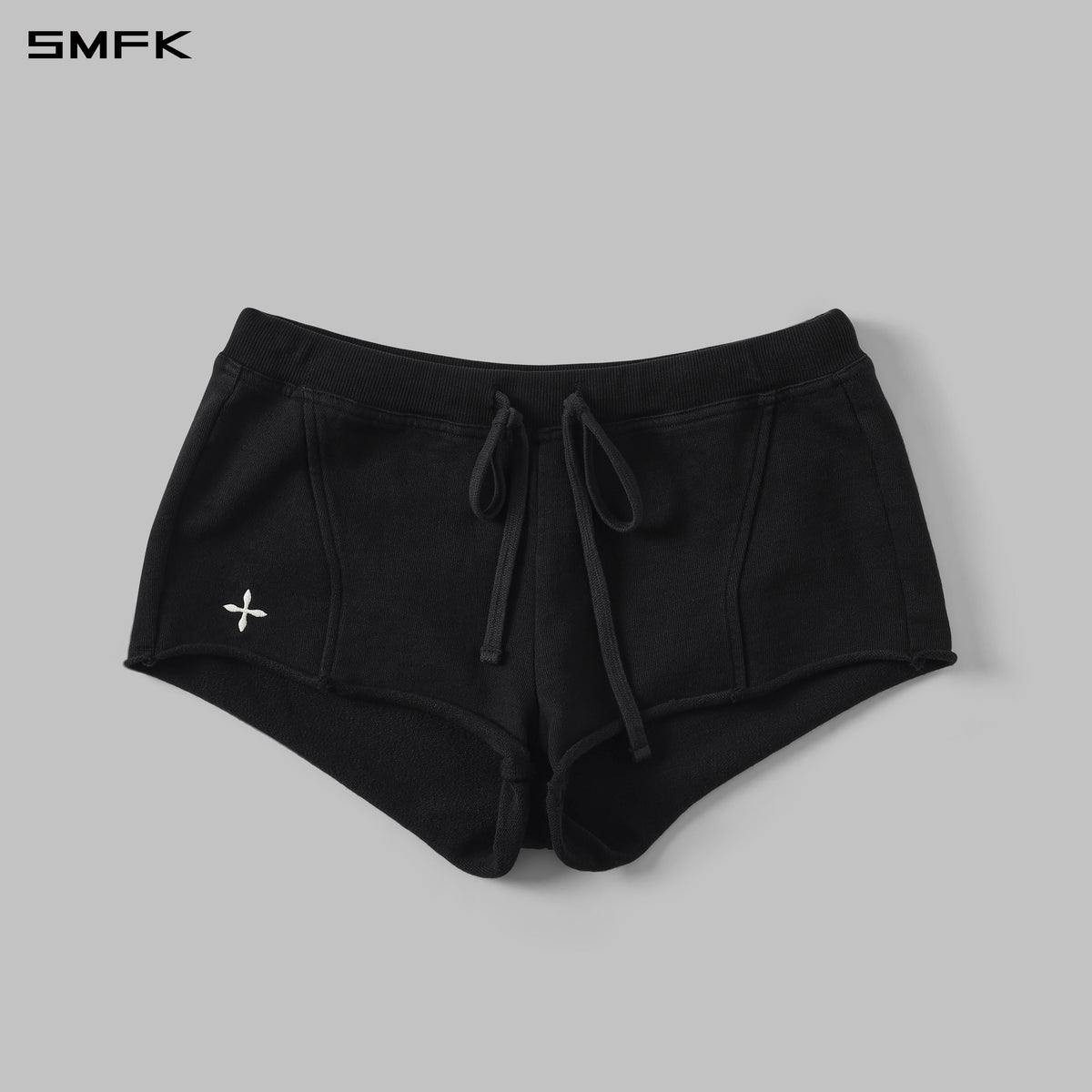 PERMANENT SLIM SUPER SHORTS/COTTON/W WILD BLACK