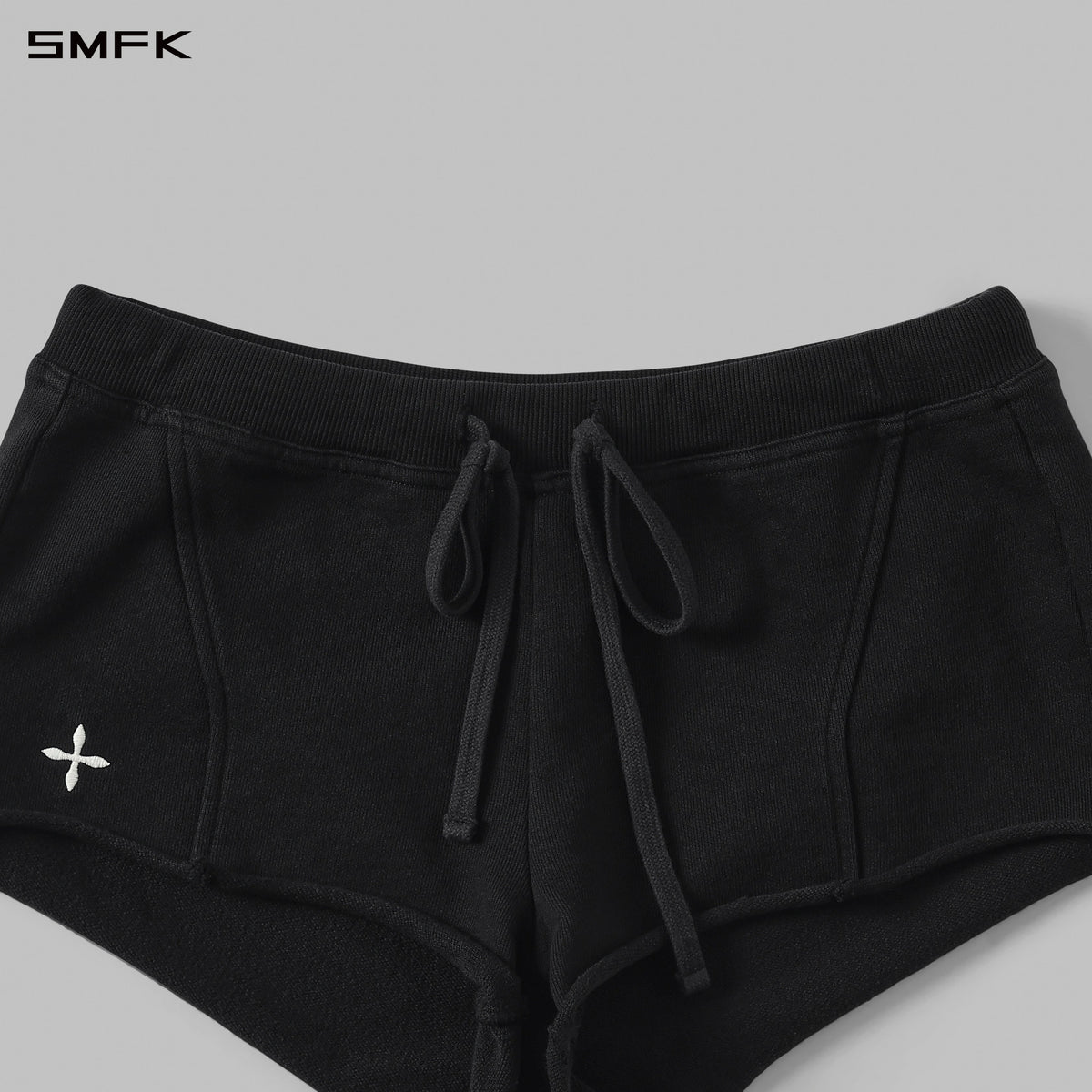 PERMANENT SLIM SUPER SHORTS/COTTON/W WILD BLACK