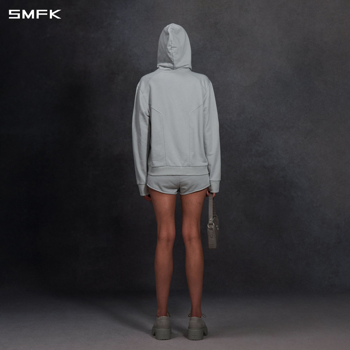 PERMANENT SLIM SUPER SHORTS/COTTON/W GLACIER GREY