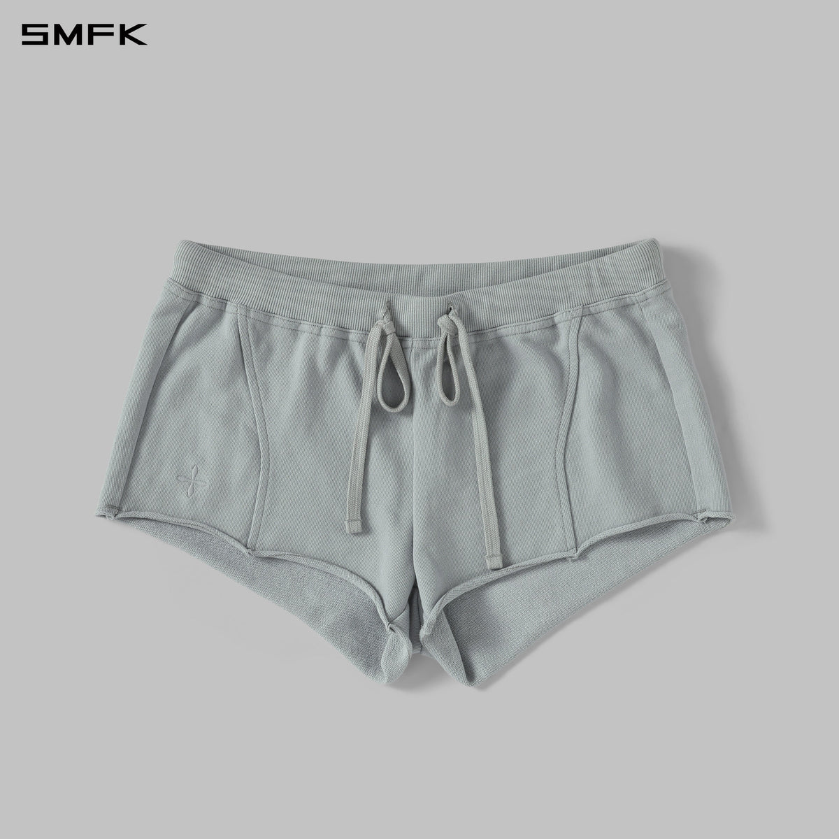 PERMANENT SLIM SUPER SHORTS/COTTON/W GLACIER GREY