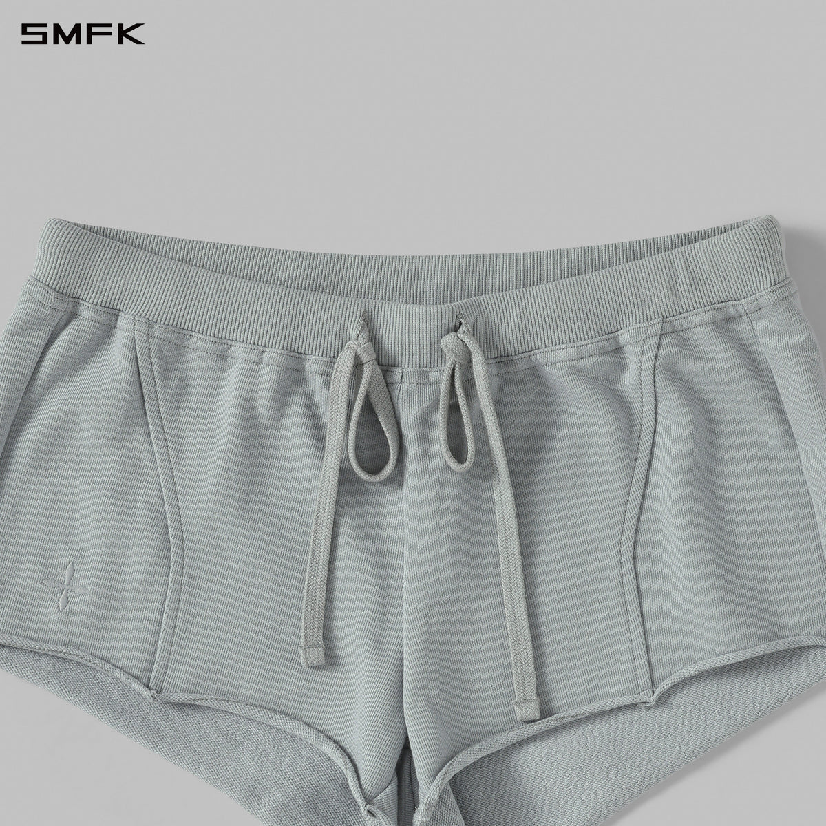 PERMANENT SLIM SUPER SHORTS/COTTON/W GLACIER GREY