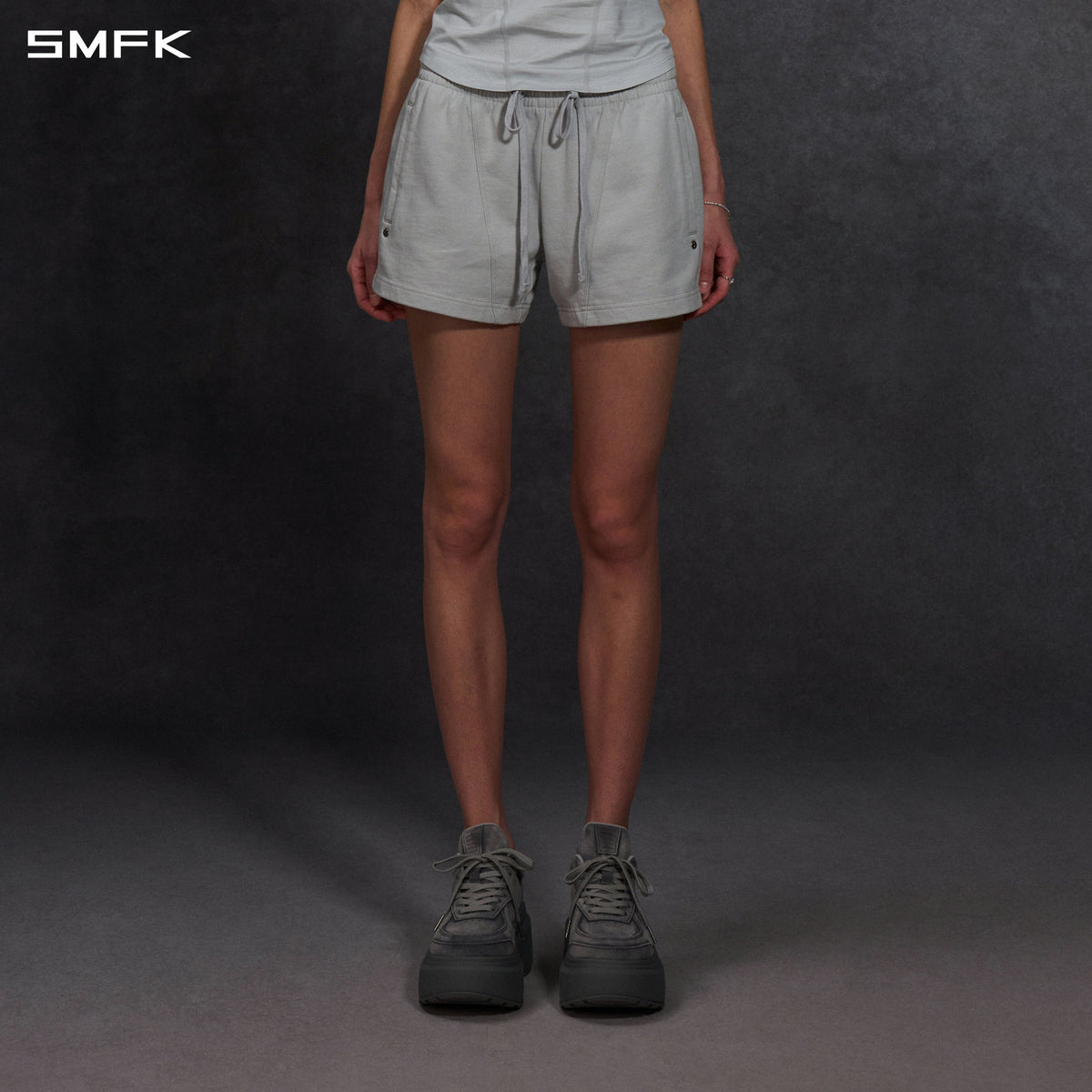 PERMANENT PRISM SHORTS/COTTON/W GLACIER GREY