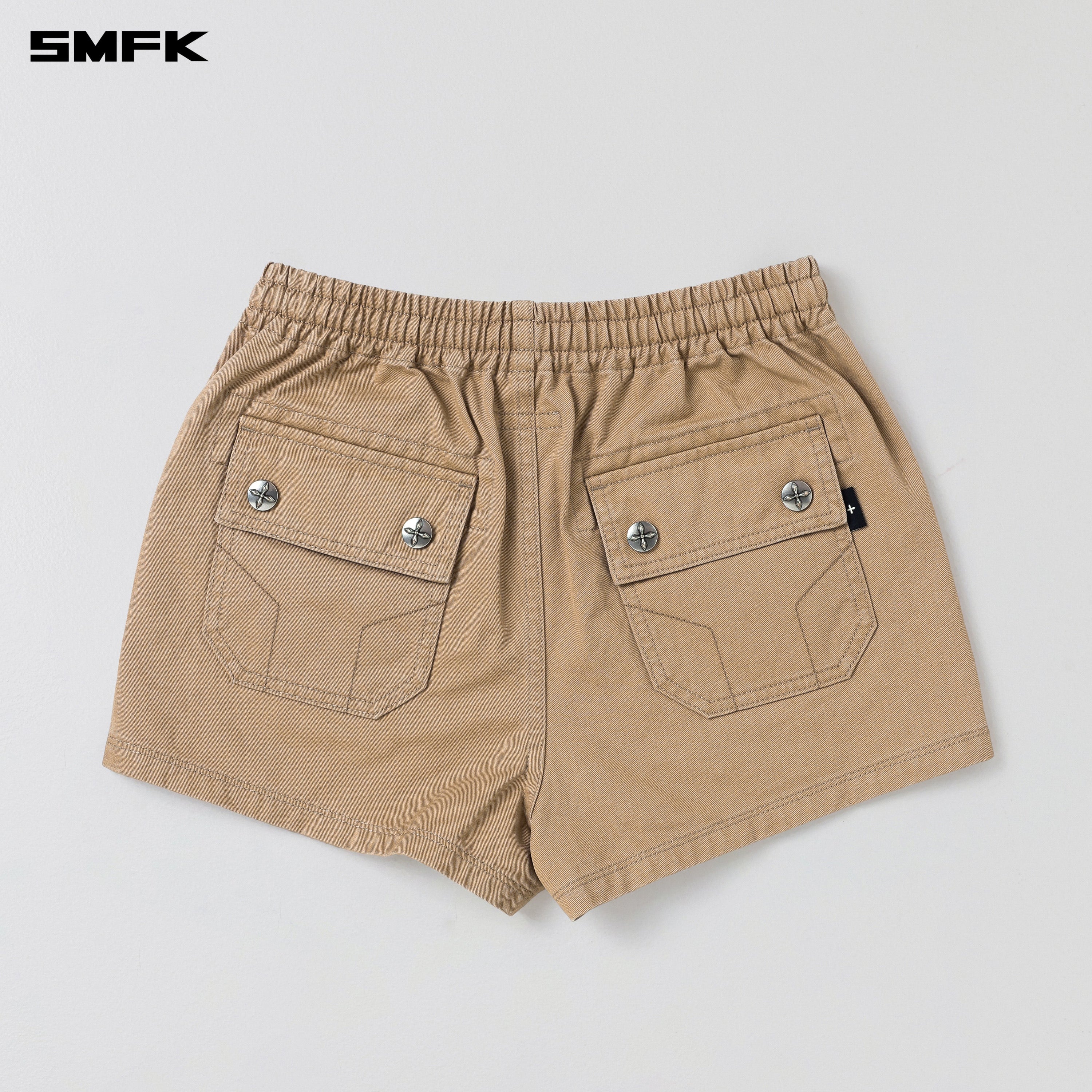 COMPASS MODE RISE-UP  SPORTS SHORTS/COTTON SAND