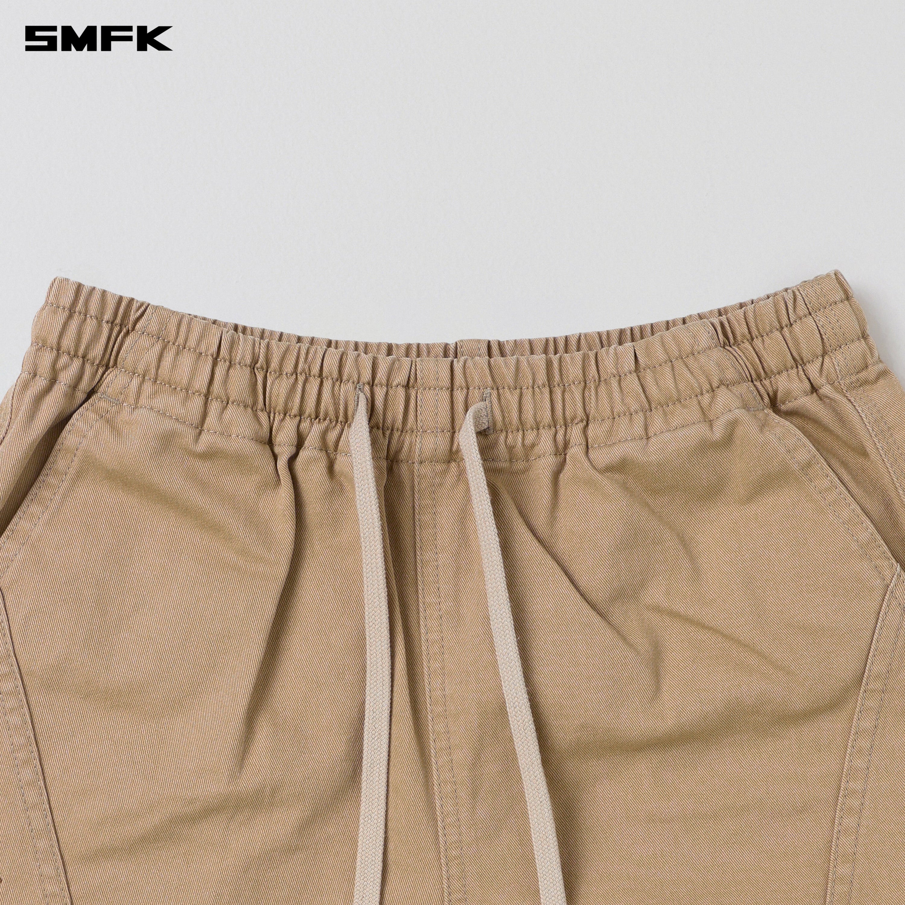 COMPASS MODE RISE-UP  SPORTS SHORTS/COTTON SAND