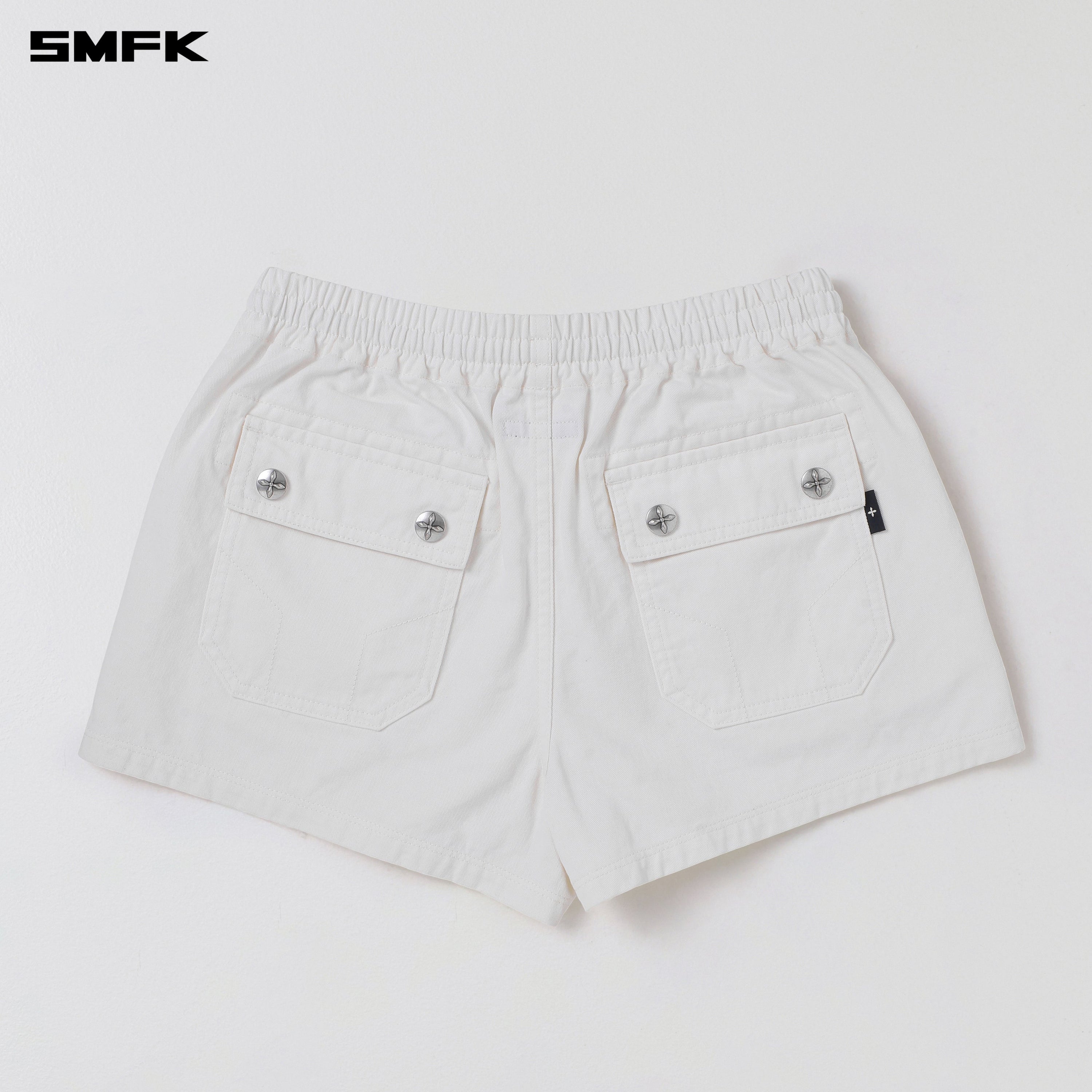 COMPASS MODE RISE-UP  SPORTS SHORTS/COTTON CLOUD WHITE