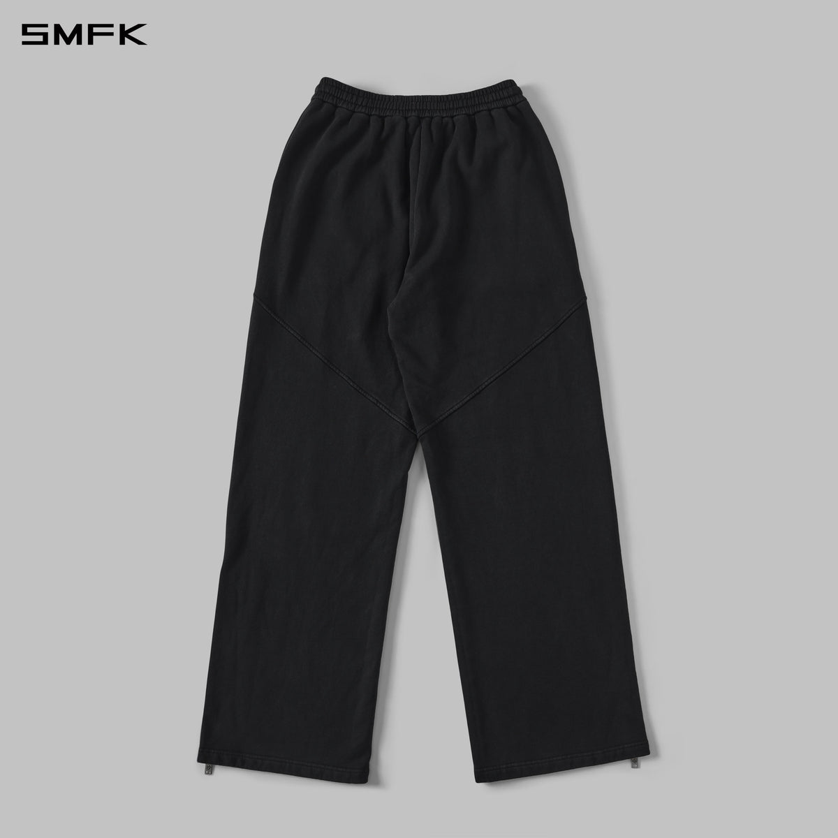 MYTH AEOLUS EVOLVE LOOSE KINTED PANTS /COLD DYE/U COLD DYE BLACK